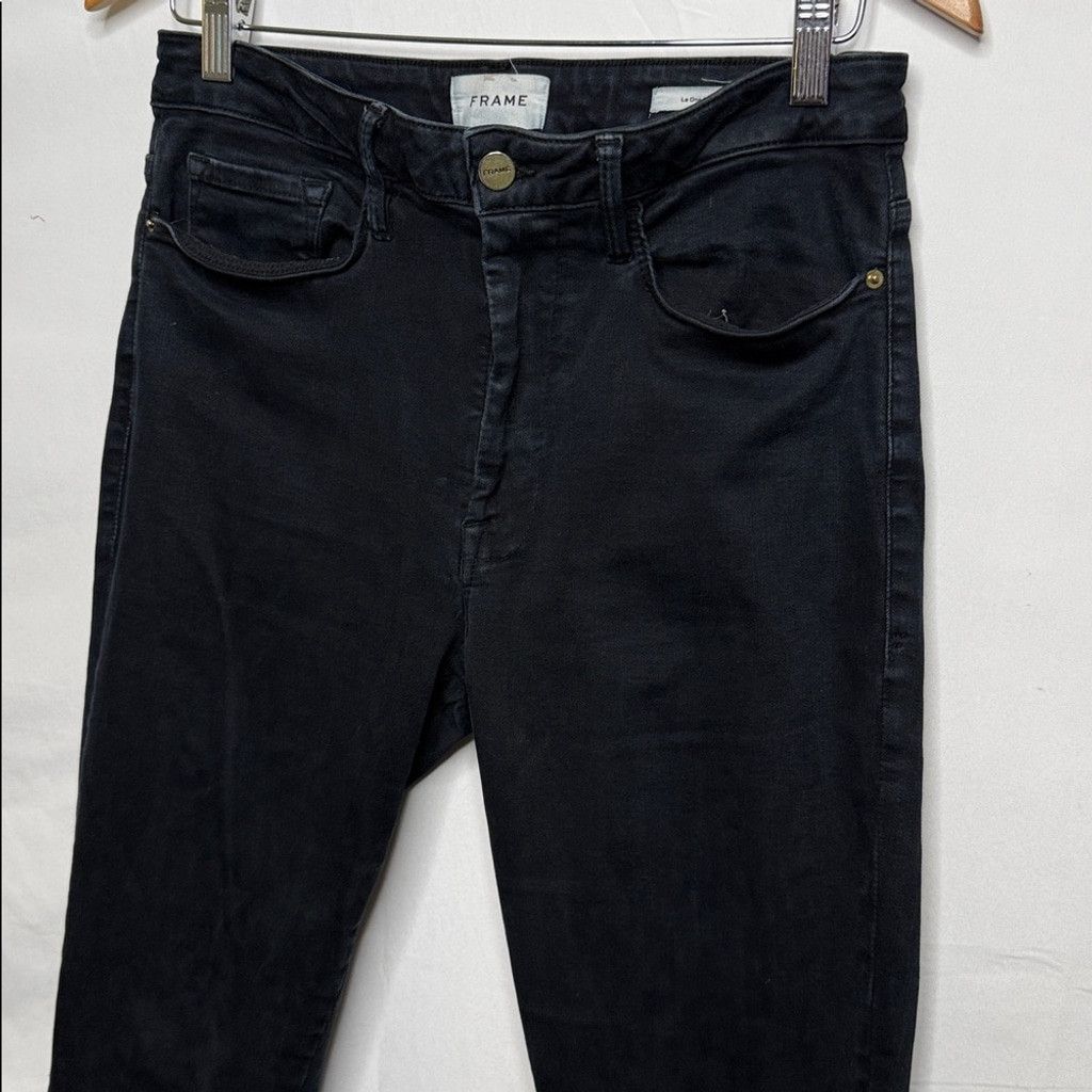 Frame Frame Le One Skinny Larsen (film noir) black color jeans 2 Size 26" / US 2 / IT 38 - 2 Thumbnail