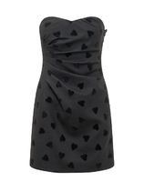 image of Celine O1W1Db10324 Mini Bustier Dress In Black, Women's (Size Small)