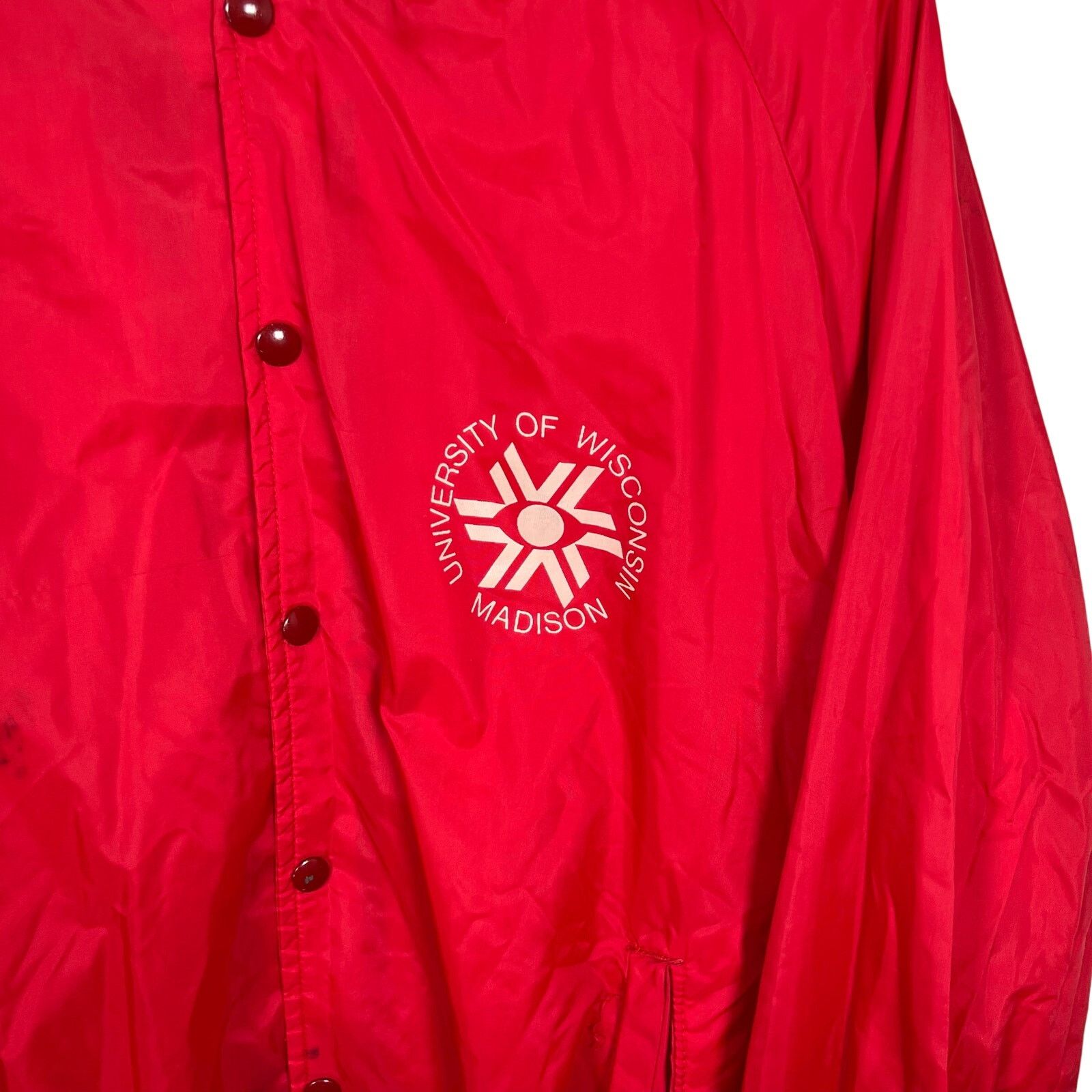 Champion Vintage Champion University of Wisconsin Badgers SatinJacket Size US XXL / EU 58 / 5 - 5 Thumbnail