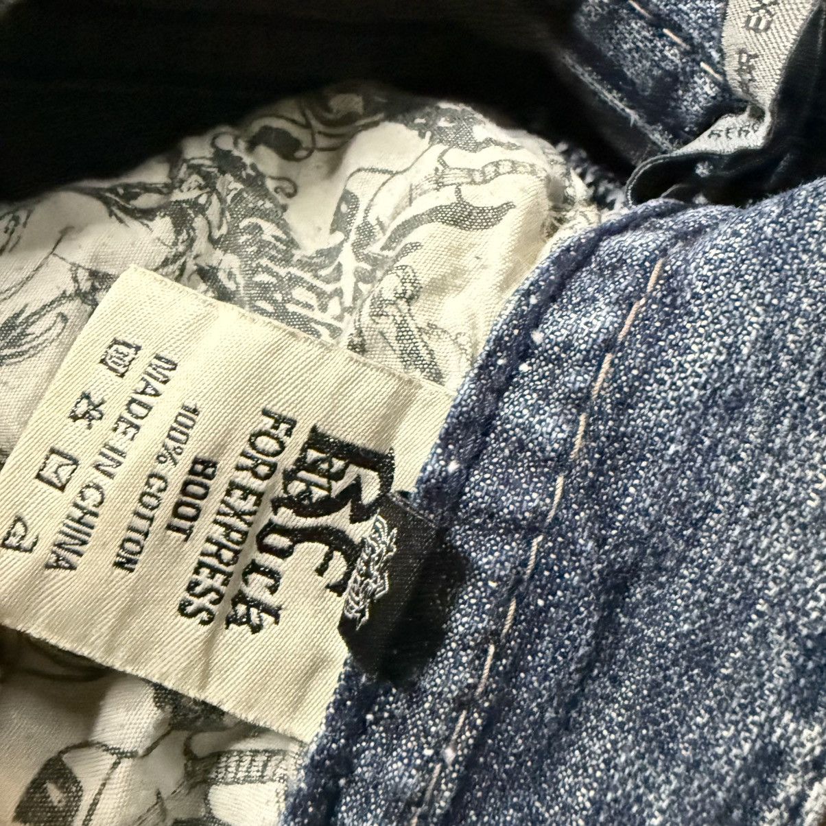 Affliction × If Six Was Nine 🔥🇯🇵 Japanese Seditionaries Bootcut Crash Denim Size US 32 / EU 48 - 15 Thumbnail