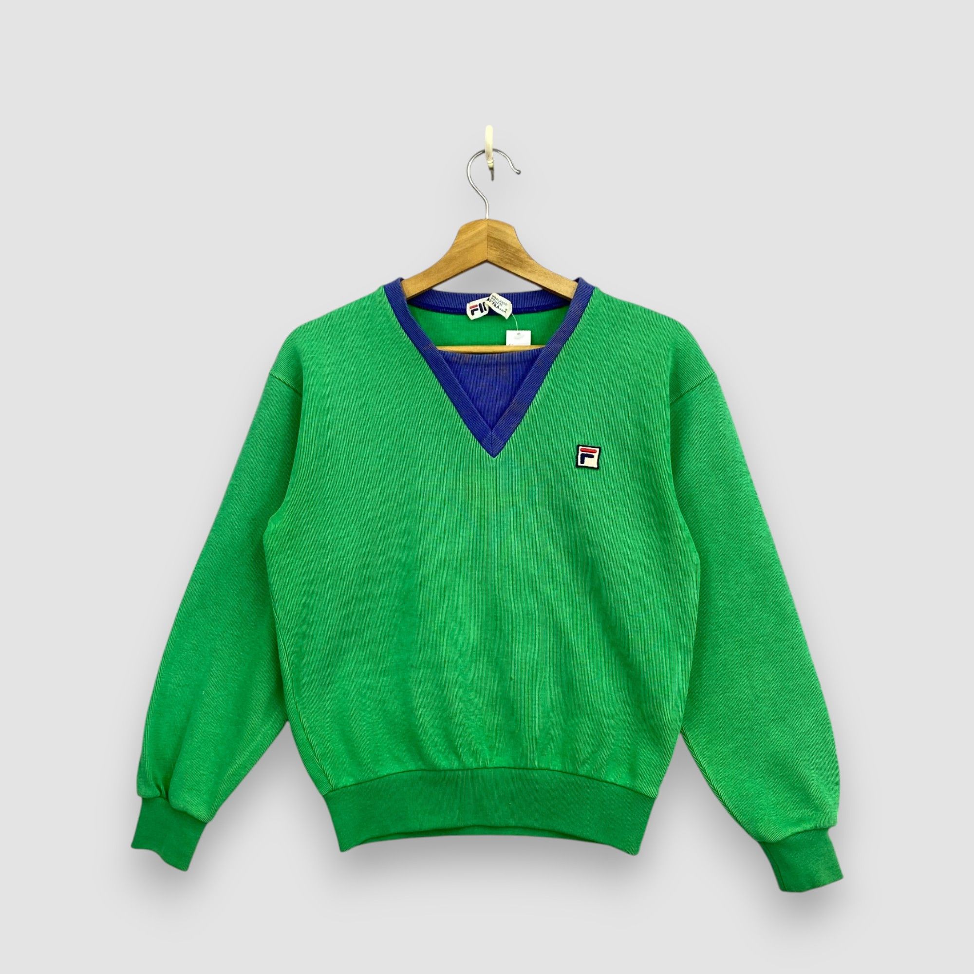 Fila Vintage Fila Bjorn Knitwear Sweater 80s Sweatshirt Jumper Size US XS / EU 42 / 0 - 1 Thumbnail