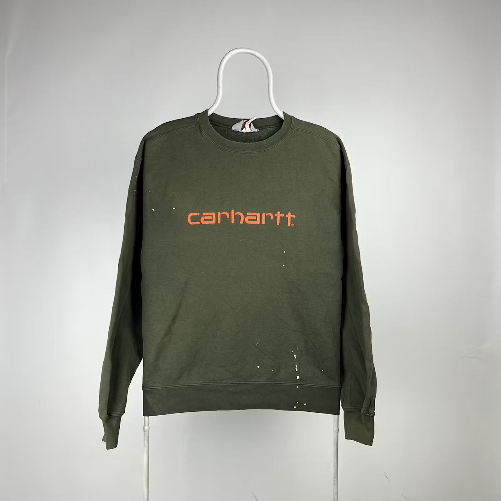 Carhartt Carhartt sweatshirt big logo size Large vintage Size US L / EU 52-54 / 3 - 1 Thumbnail
