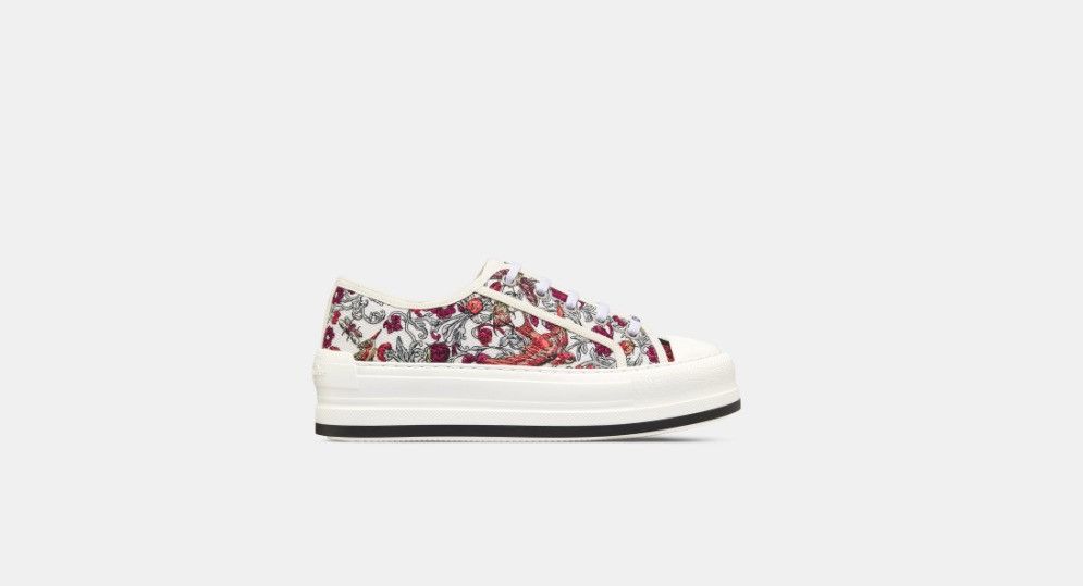 Dior o1w1db11025 KCK385 Platform Low-Top Sneakers in Multicolor Size US 9.5 / IT 39.5 - 1 Thumbnail
