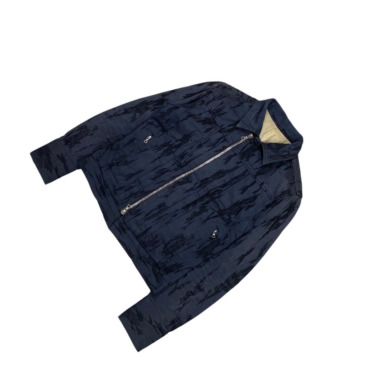 Hysteric Glamour × Japanese Brand × Taishi Nobukuni Rare Taishi Nobukuni Jacquard Asymmetric Jacket Size US S / EU 44-46 / 1 - 9 Thumbnail