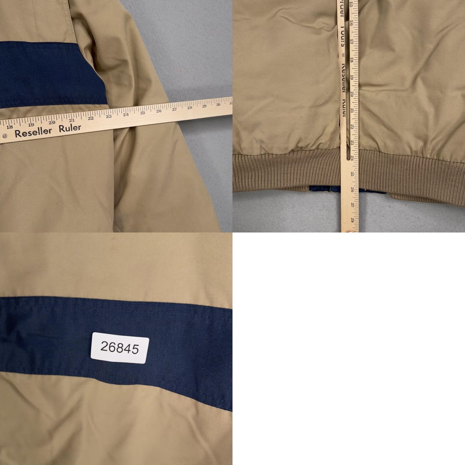 Vintage VINTAGE Anthony Foxx Jacket Mens Medium Beige Down Bomber Striped Puffer Coat Size US M / EU 48-50 / 2 - 9 Thumbnail