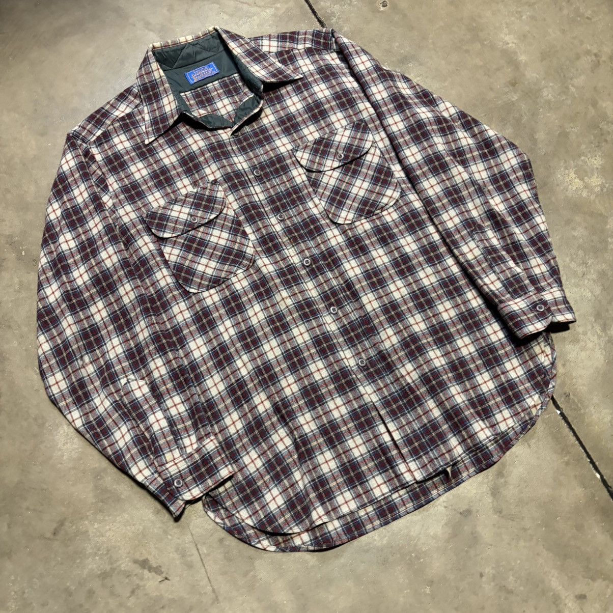 Pendleton Vintage Pendleton Plaid Flannel Shirt Virgin Wool Western Size US L / EU 52-54 / 3 - 4 Thumbnail
