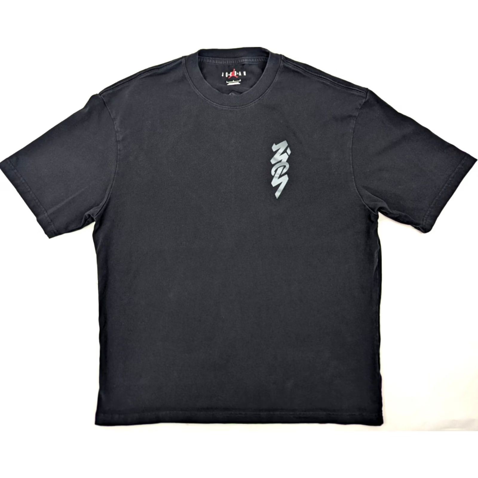 Jordan Brand Nike Air Jordan Men Shirt L Black Zion Williamson Logo Heavy Cotton Textured EUC Size US L / EU 52-54 / 3 - 2 Thumbnail