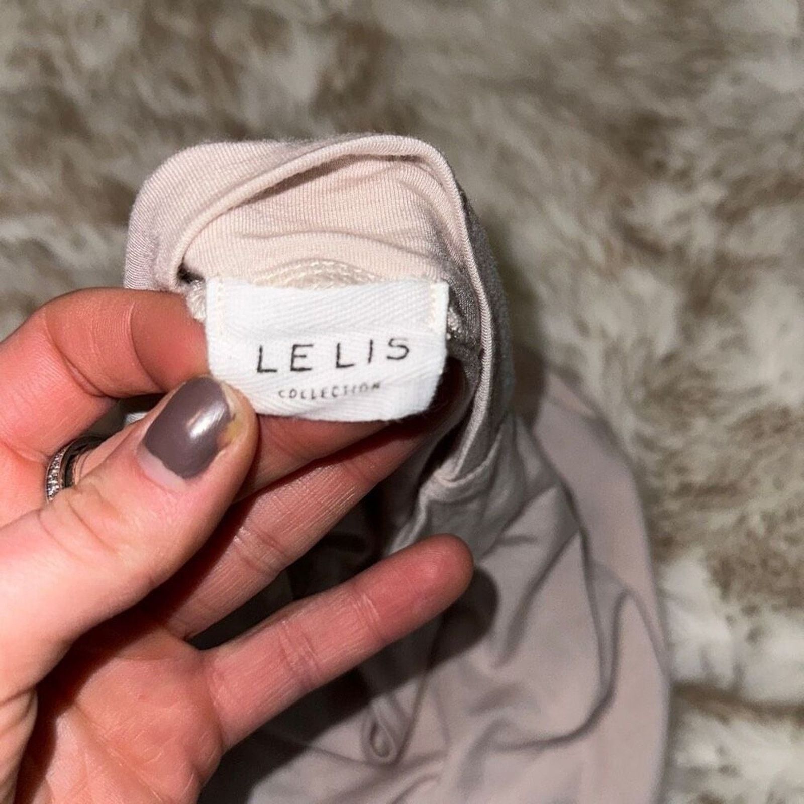 Other Lelis Cropped Neutral T-Shirt with Open Back | Sz S Size S / US 4 / IT 40 - 4 Thumbnail