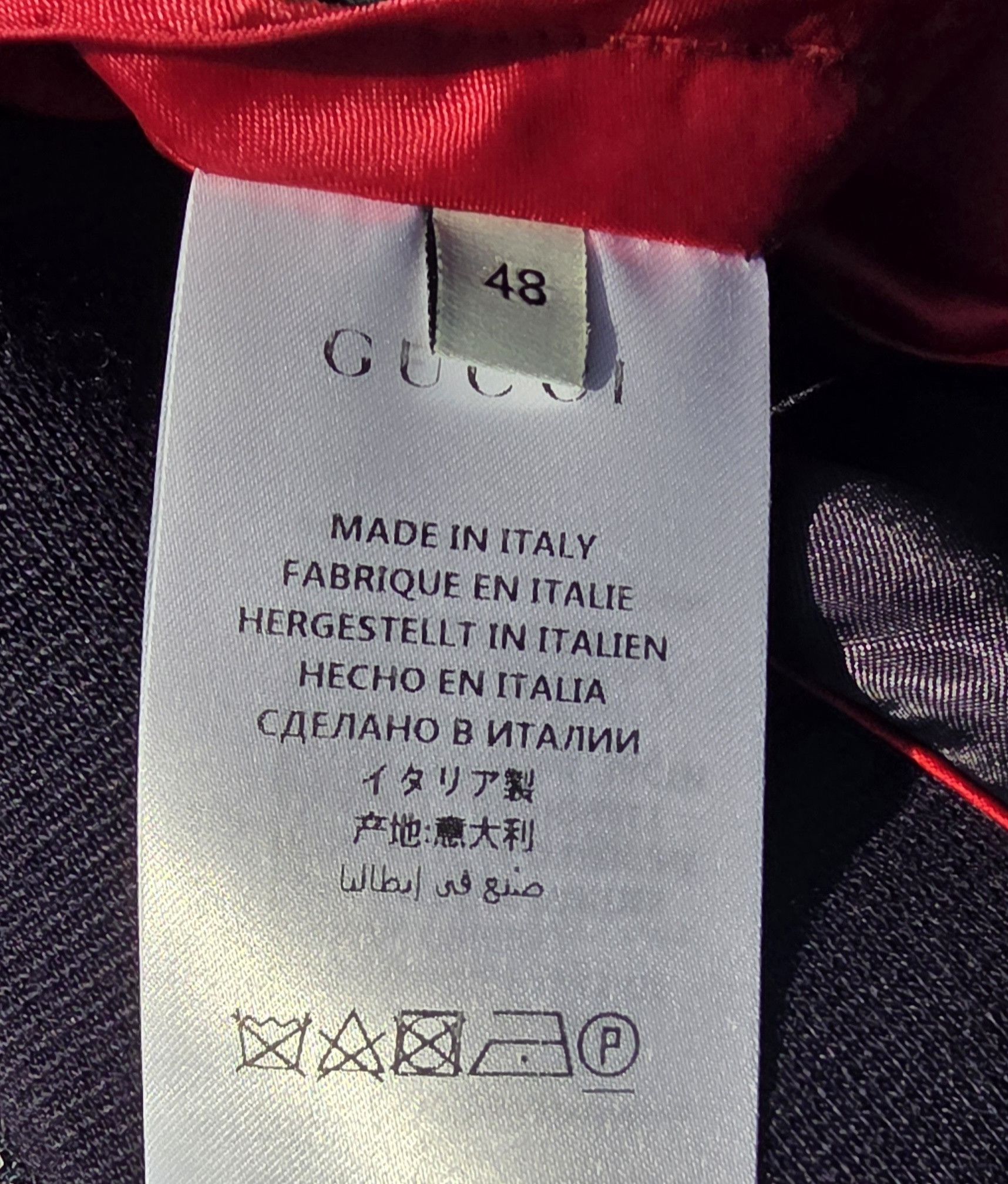 Gucci Gucci FW16 Navy Blue Varsity Jacket Panther Patch IT 48/US M Size US M / EU 48-50 / 2 - 7 Thumbnail