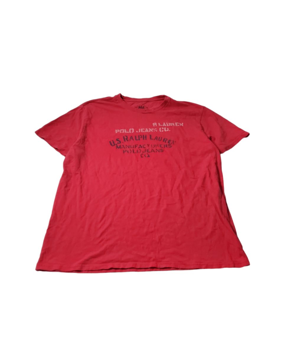 Polo Ralph Lauren Ralph Lauren Polo Jeans Spellout T-Shirt Size US L / EU 52-54 / 3 - 1 Thumbnail