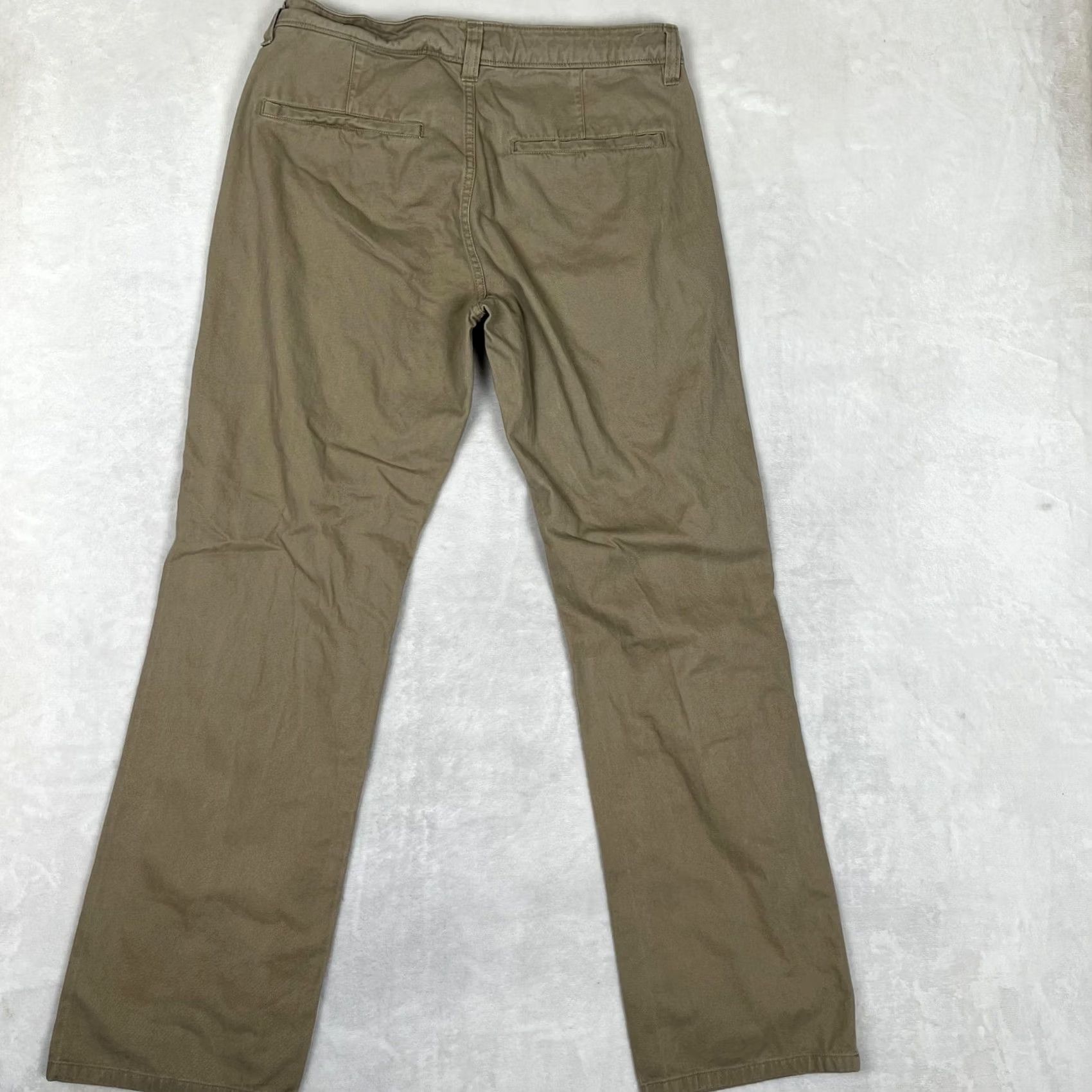 Anchor Blue VINTAGE Anchor Blue Pants Mens 34x34 Beige Chino Straight Leg Casual Twill 34 Inseam, Cotton, Flat Front, Pockets, Zip, Regular Fit Mens Size US 34 / EU 50 - 6 Thumbnail