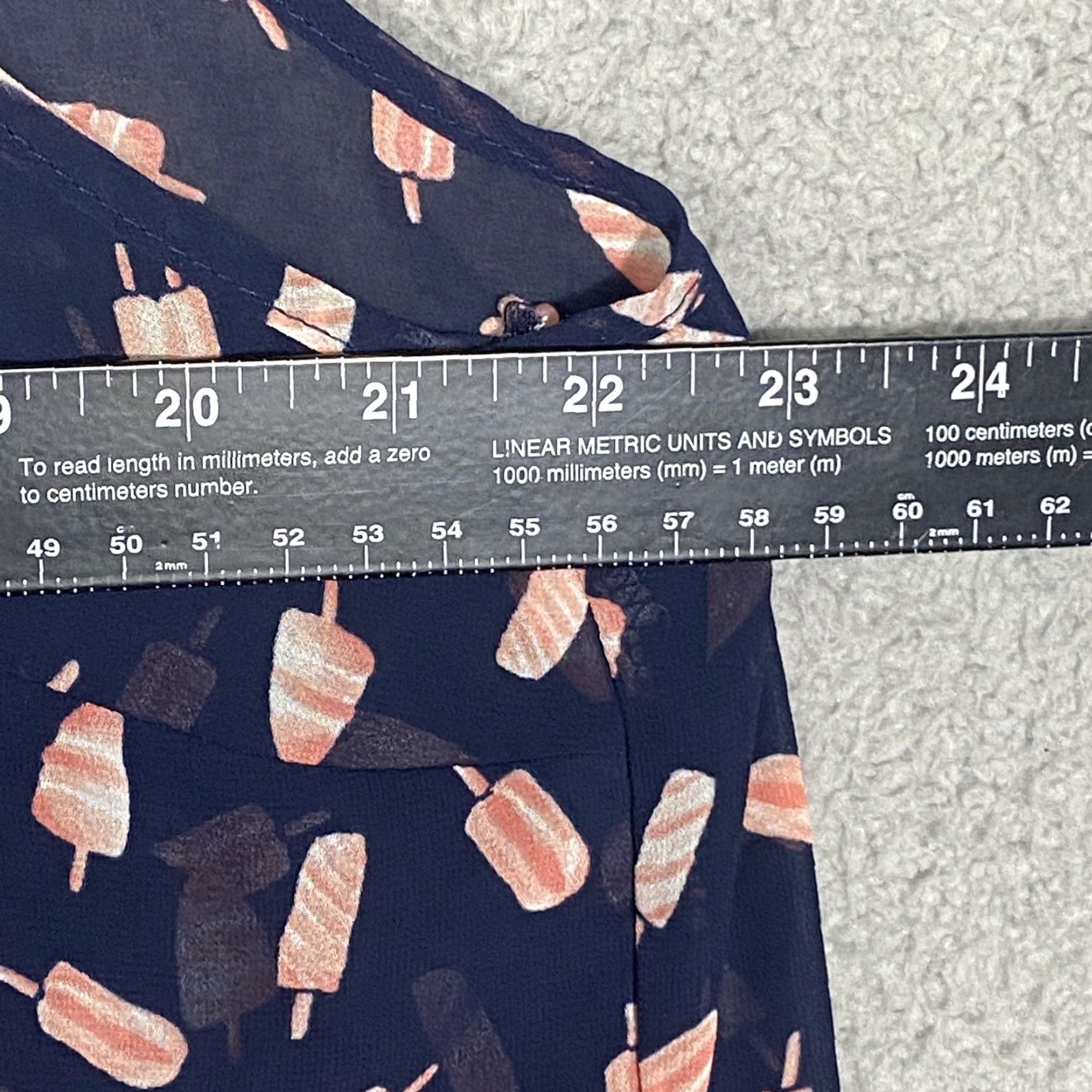 Torrid Torrid Tank Top Shirt Women 2XL Multicolor Chiffon Pleated Tulip Back Sleeveless Round Neck Semi-sheer Size XXL / US 16-18 / IT 52-54 - 4 Thumbnail