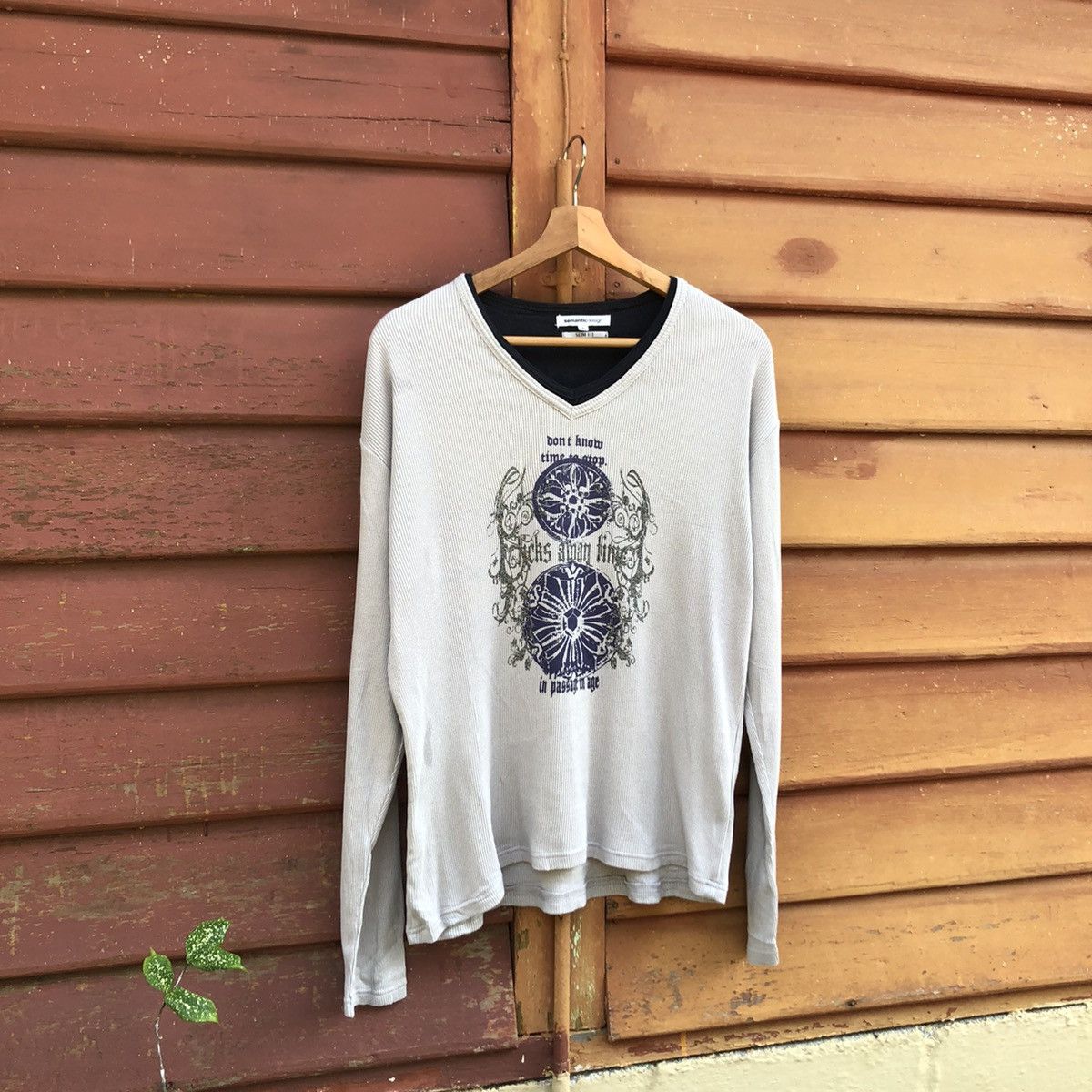 If Six Was Nine Semantic Design Poem Seditionaries Gothic Punk Long sleeve 🍒 Size US L / EU 52-54 / 3 - 3 Thumbnail