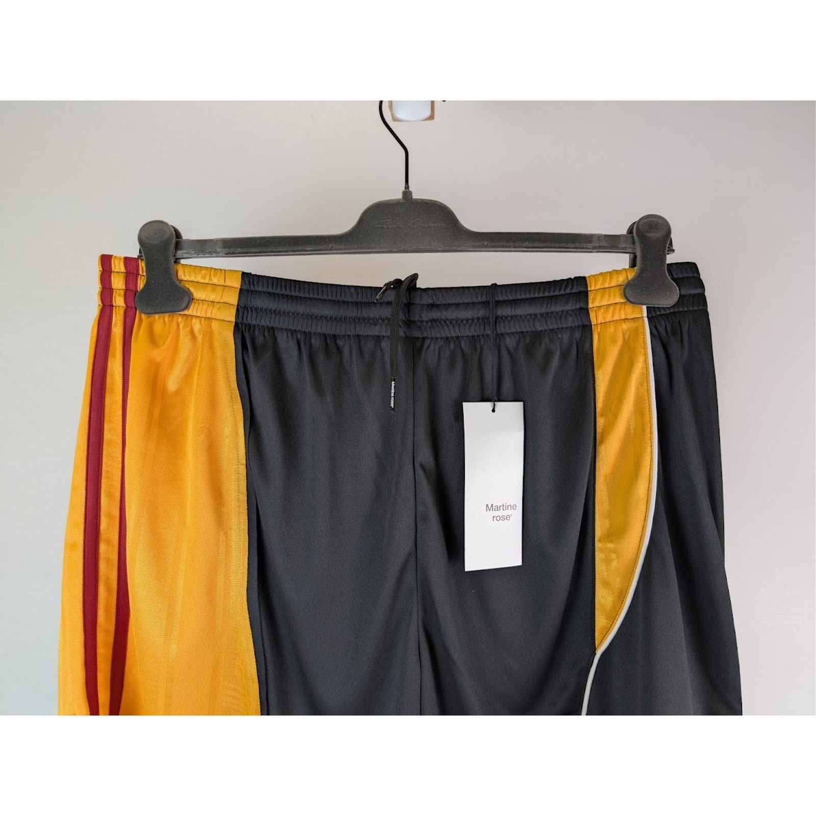 Martine Rose o1rshd1 College Football Shorts in Black/Gold Size US 30 / EU 46 - 3 Thumbnail