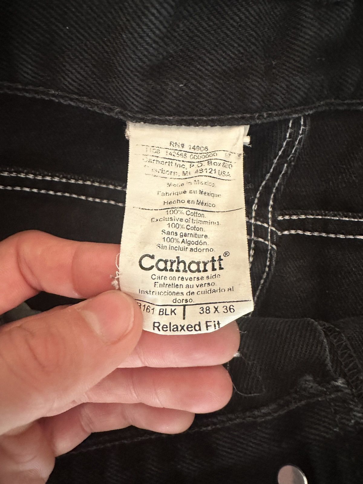 Carhartt Carhartt workwear relaxed fit pants size 38 x 36 Size US 38 / EU 54 - 4 Thumbnail