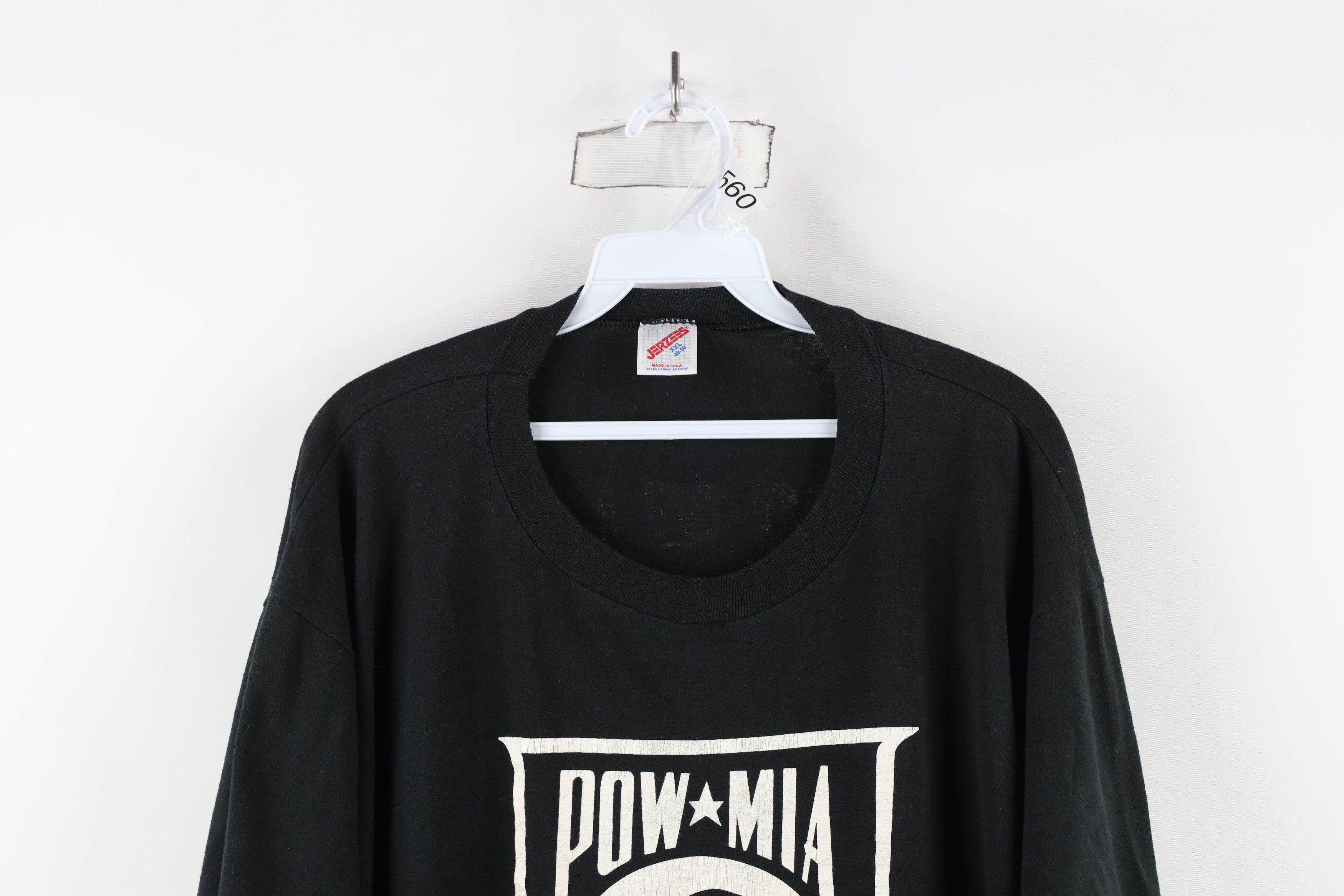 Vintage Vintage 90s POW MIA Ohio Short Sleeve T-Shirt Black USA Size US XXL / EU 58 / 5 - 2 Thumbnail