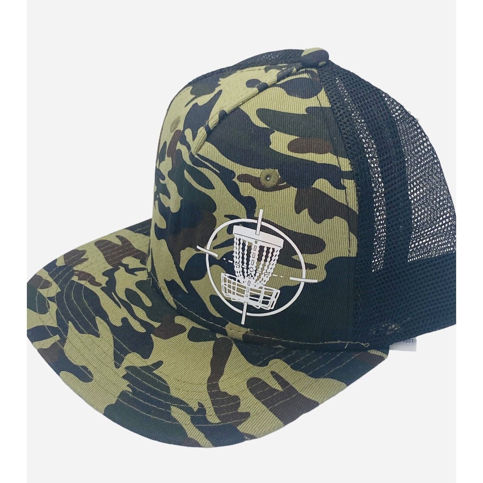 The Unbranded Brand Disc Golf TARGET BASKET CAMO Hat Trucker Cap Snap Back Size ONE SIZE - 2 Thumbnail