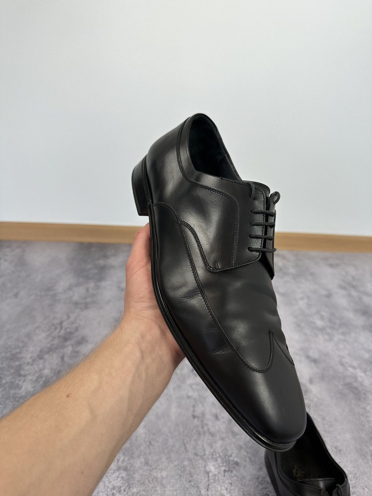 Salvatore Ferragamo Vintage Salvatore Ferragamo Luxury Rare Leather Formal Shoes Size US 10.5 / EU 43-44 - 5 Thumbnail