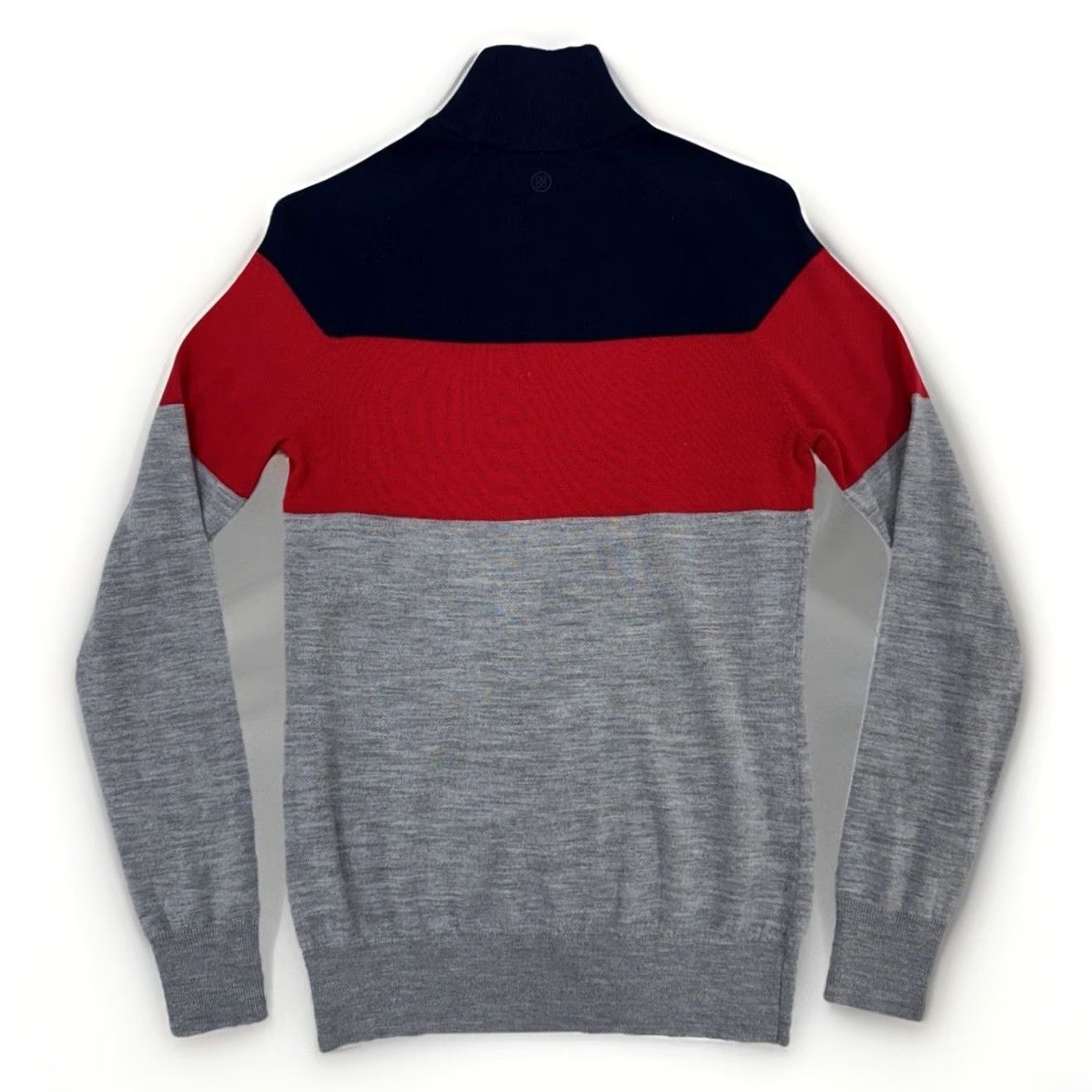 G/FORE G/Fore Merino Wool Turtleneck Striped Sweater Adult Small Multicolor Crew Neck Long Sleeve Pullover Golf Size US S / EU 44-46 / 1 - 2 Thumbnail