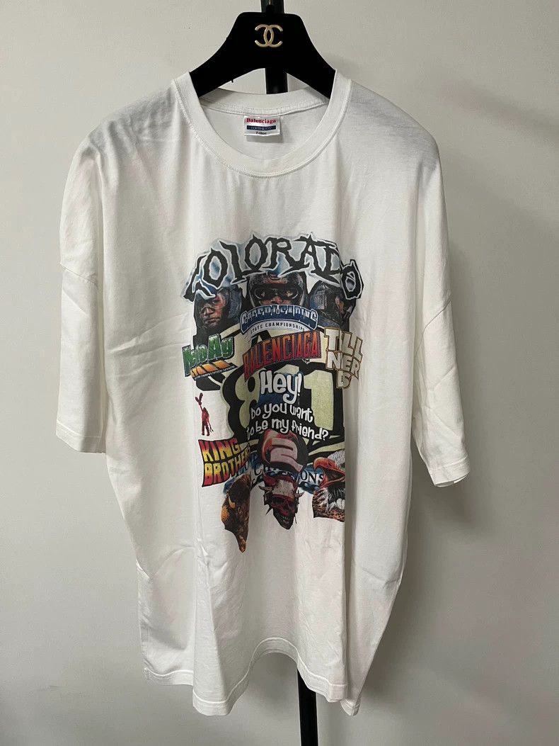 Balenciaga Balenciaga Vintage T-shirt Size US M / EU 48-50 / 2 - 1 Thumbnail
