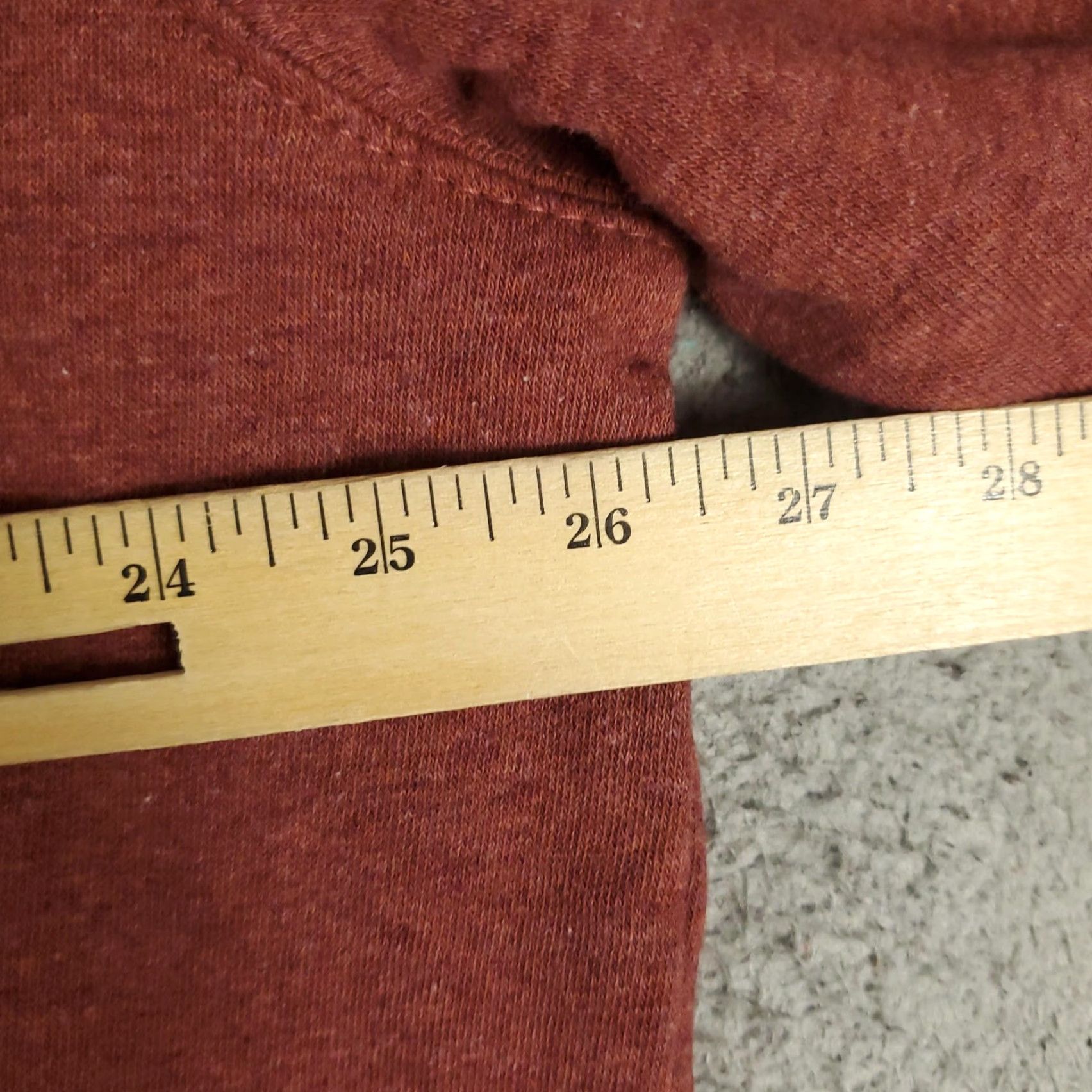 Ariat Ariat Womens Hoodie Pullover Sweatshirt 2XL Red Heather Casual Hooded Pockets Graphic Print Fleece Cotton Polyester USA Western Logo Womens Size XXL / US 16-18 / IT 52-54 - 5 Thumbnail