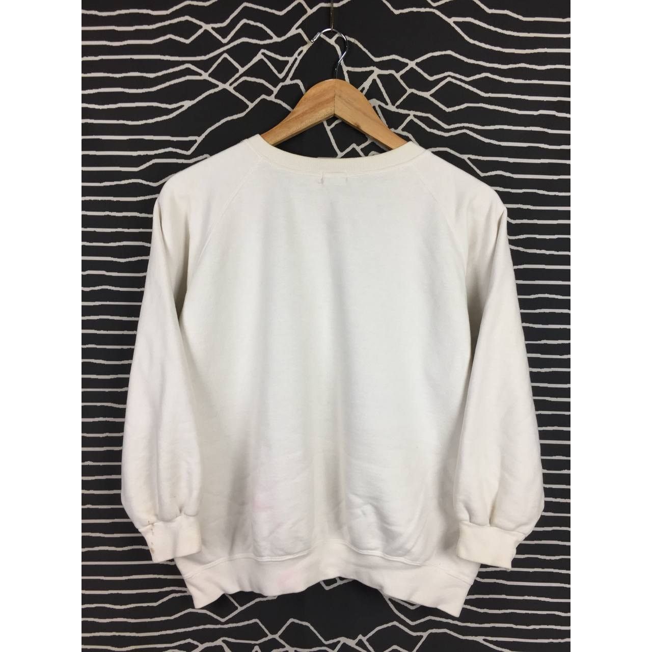 Vintage Vtg Distressed Peace On The Earth Boxy Fit Sweatshirt Size US M / EU 48-50 / 2 - 12 Thumbnail