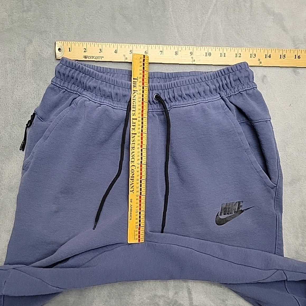 Nike Nike Tech Fleece Jogger Pants Mens S Blue Athletic Sports Jogger Sweatpants Size US 29 - 7 Thumbnail
