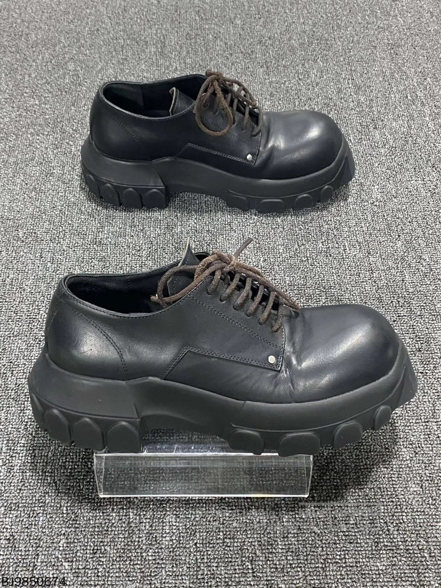 Other rick owens black derby leather shoes. Size US 7 / EU 40 - 1 Thumbnail
