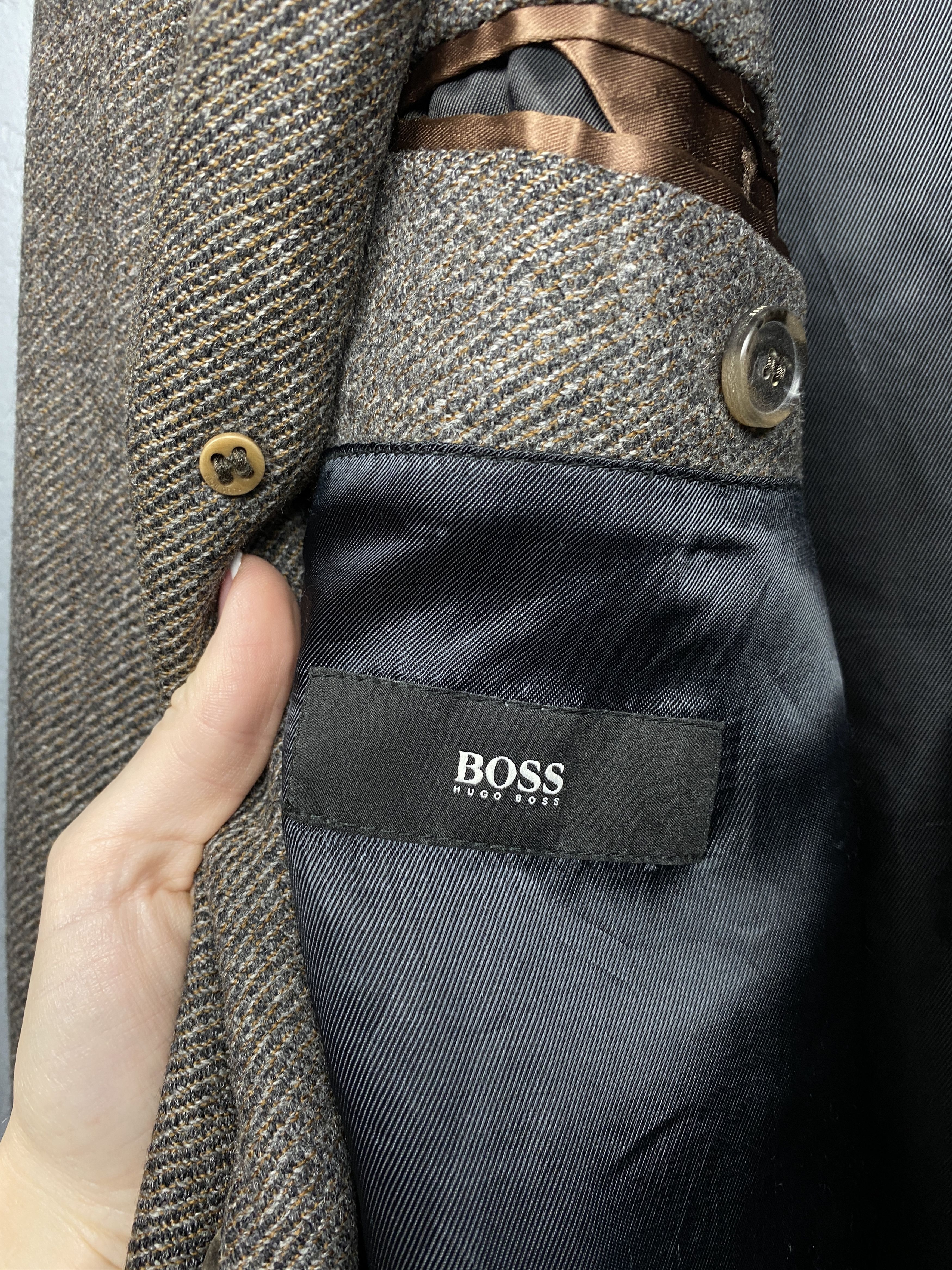 Hugo Boss Hugo Boss Vintage Mens Cashmere-Wool Coat Jacket Size US XL / EU 56 / 4 - 4 Thumbnail