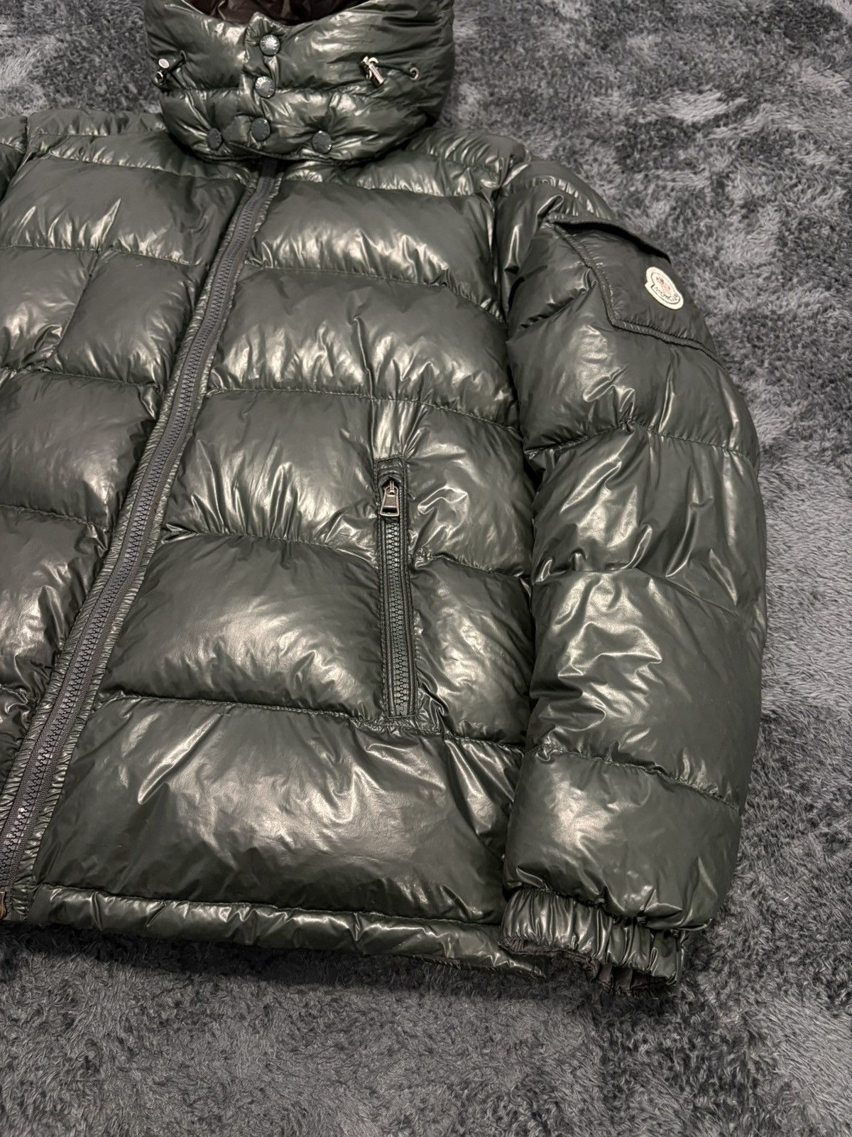 Moncler Moncler Zin Giubotto Down Jacket Rare Green Color Size US S / EU 44-46 / 1 - 5 Thumbnail