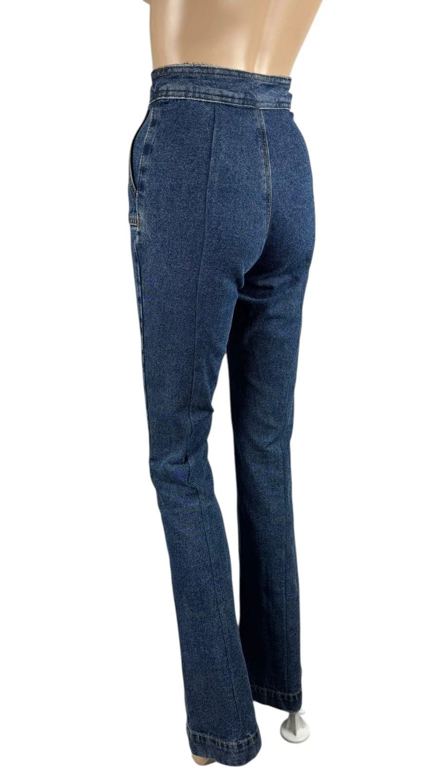 Sezane Sezane Tommy Trousers Denim Flare size 34 Size 25" / US 0 / IT 36 - 6 Thumbnail