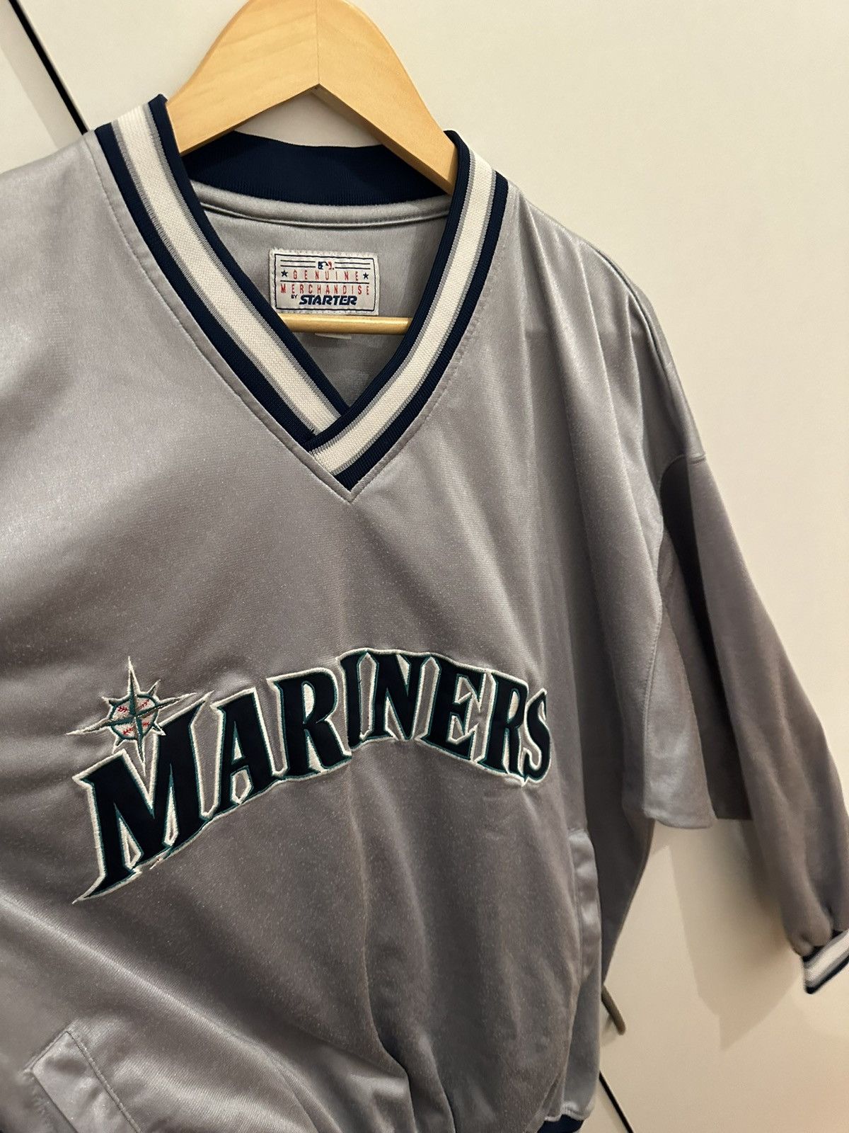 Starter starter jacke Seattle Mariners Size L jacket Schlupfjacke Size US L / EU 52-54 / 3 - 4 Thumbnail