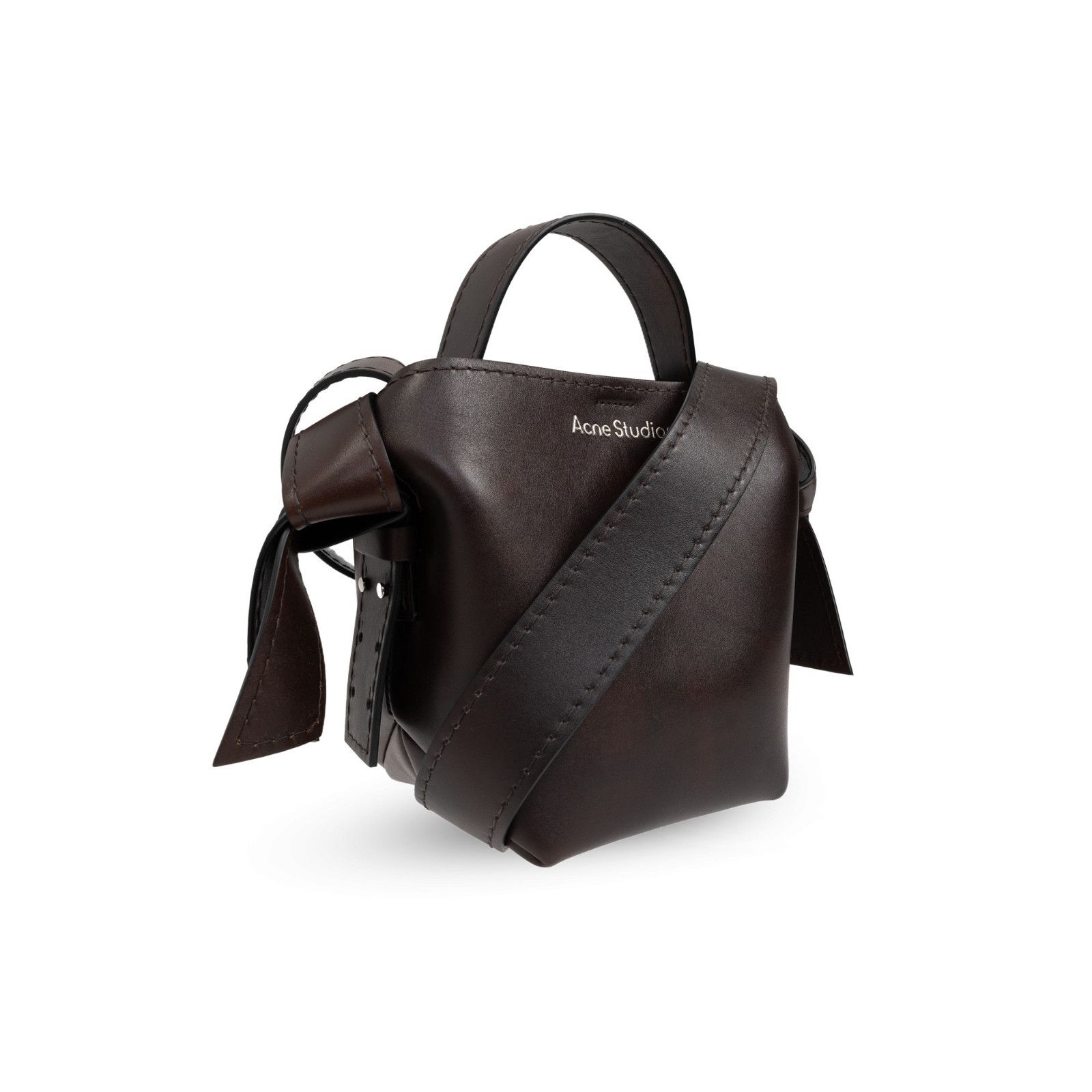 Acne Studios ACNE STUDIOS Bucket Brown Leather Shoulder Bag New Size ONE SIZE - 3 Thumbnail