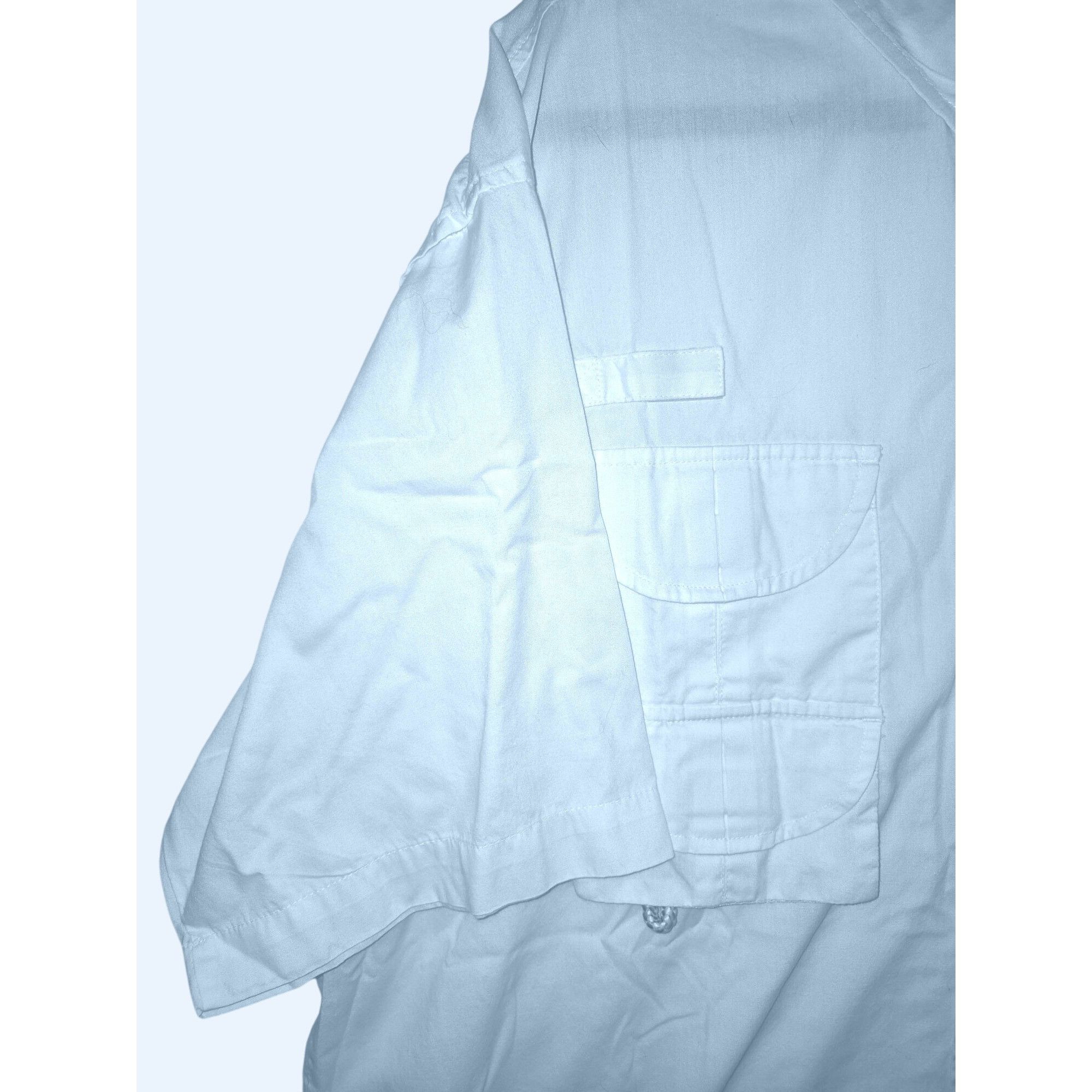 Big Sky Outfitters Big Sky Outfitters Mens White Short Sleeve Button-Up Fishing Size US XXL / EU 58 / 5 - 2 Thumbnail
