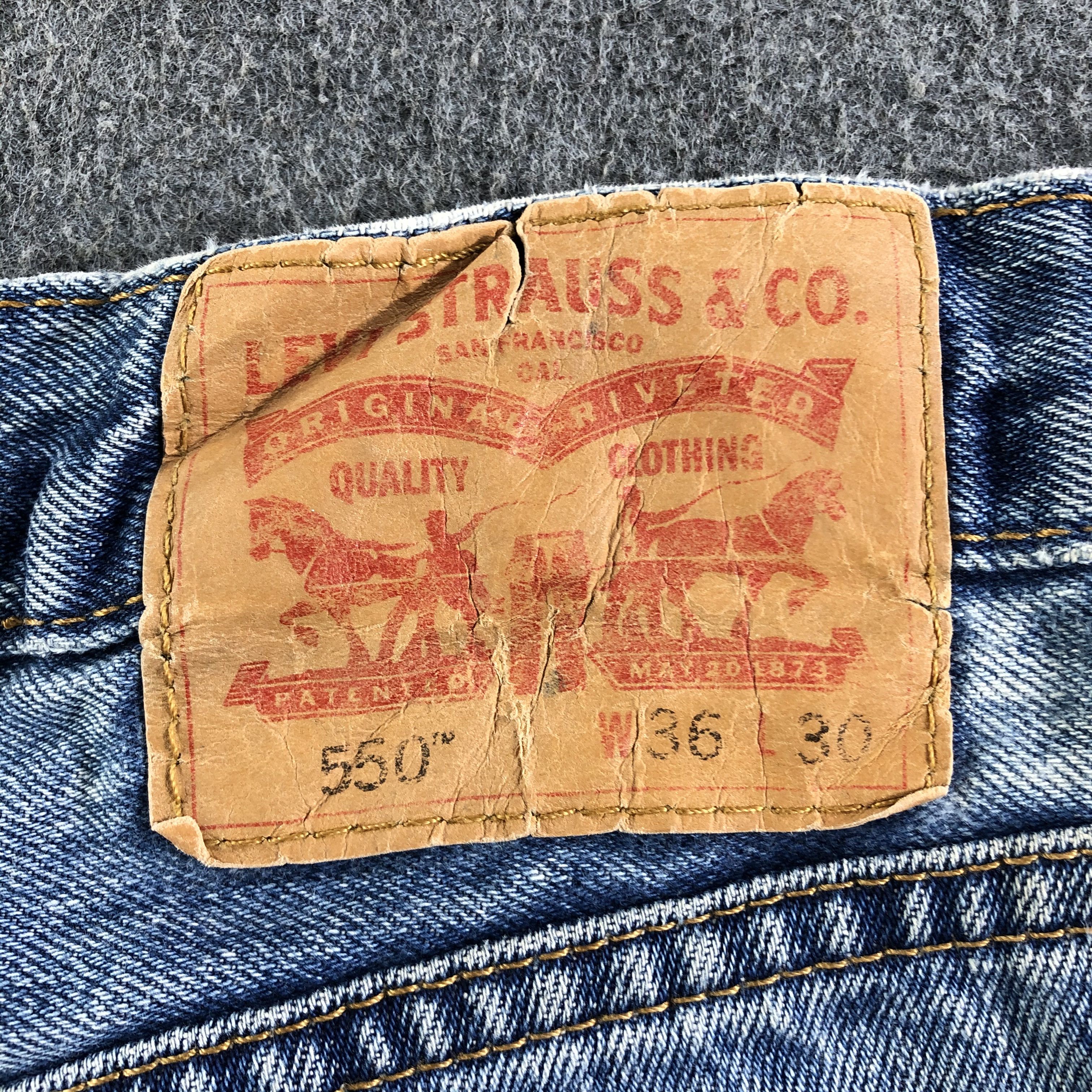 Levi's Vintage Blue Wash Levis 550 Jeans-J3091 Size US 36 / EU 52 - 5 Thumbnail