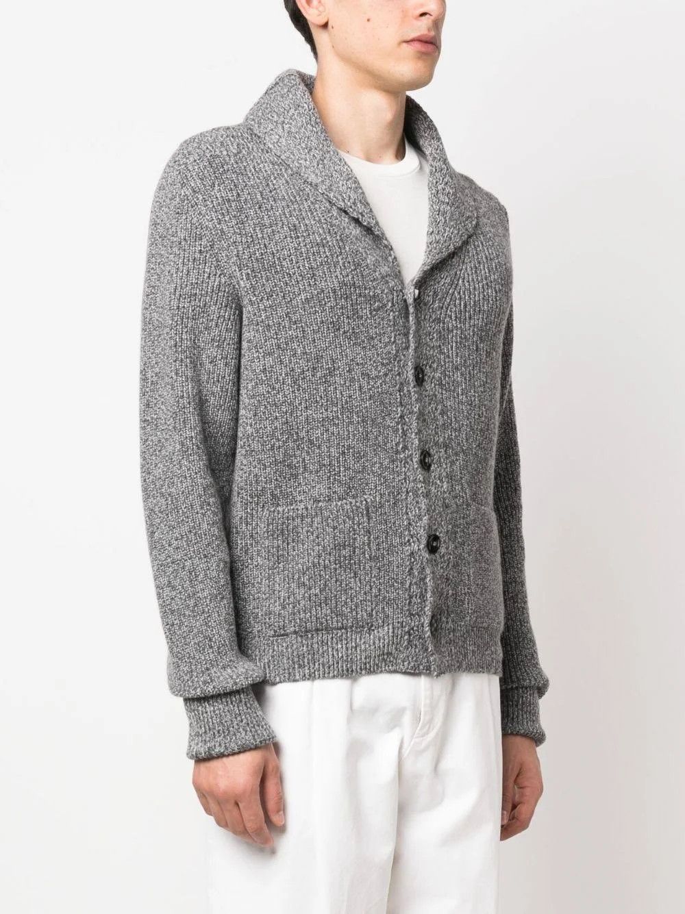 Tom Ford o1loc1c0824 Cashmere Cardigan in Grey Size US XXL / EU 58 / 5 - 4 Thumbnail
