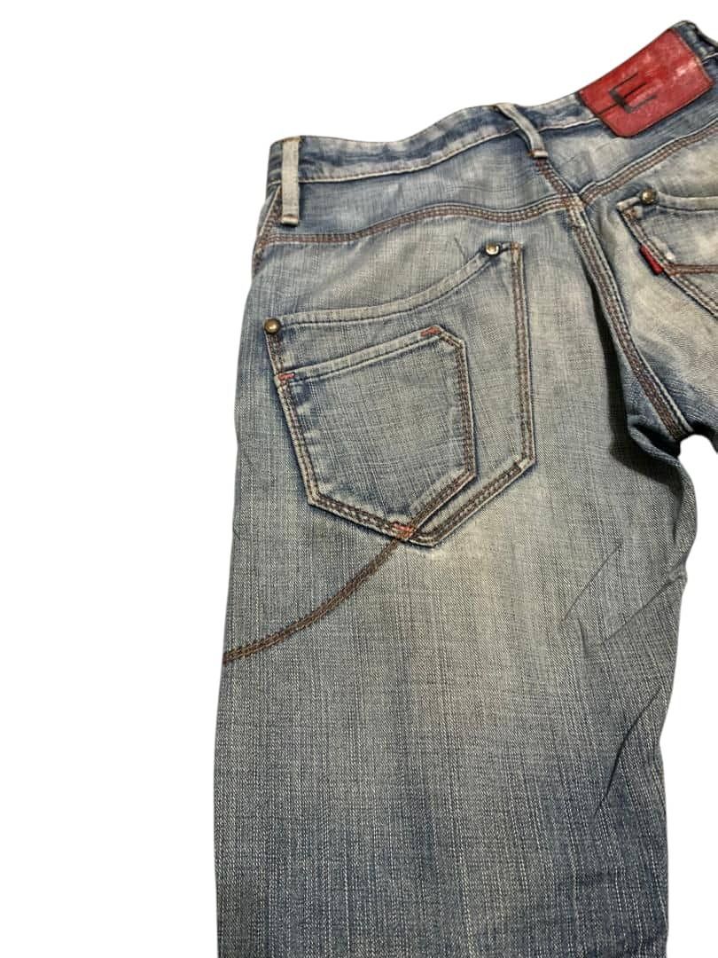 Edwin Vintage Edwin Curve Leg Jeans Distressed Size US 30 / EU 46 - 9 Thumbnail