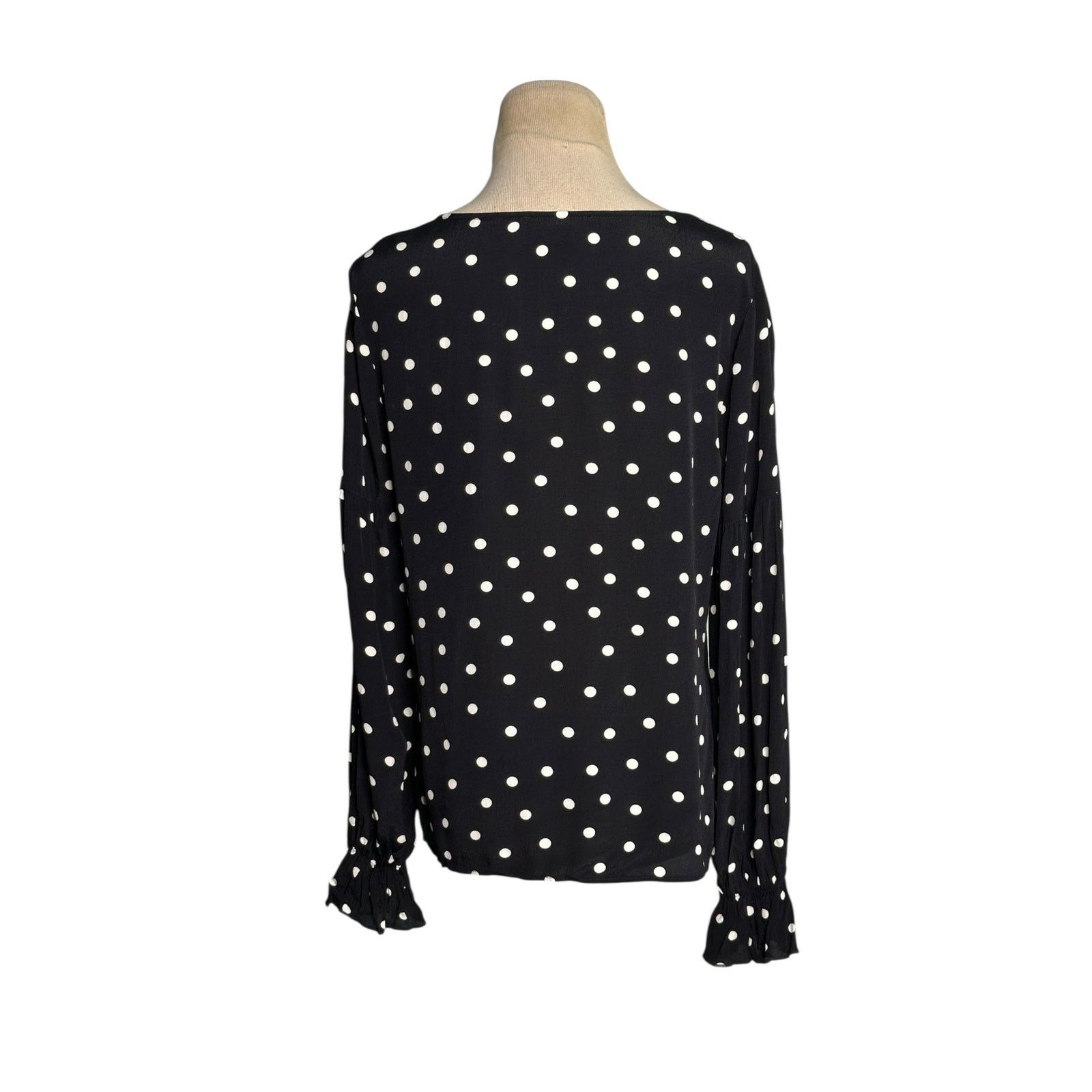Sanctuary Sanctuary polka dots long sleeves tunic blouse size XS Size XS / US 0-2 / IT 36-38 - 7 Thumbnail