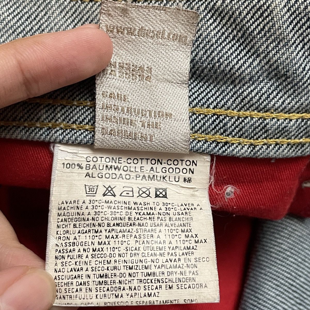 Diesel × Vintage Vintage Brand Diesel Jeans 2000s Size US 34 / EU 50 - 12 Thumbnail