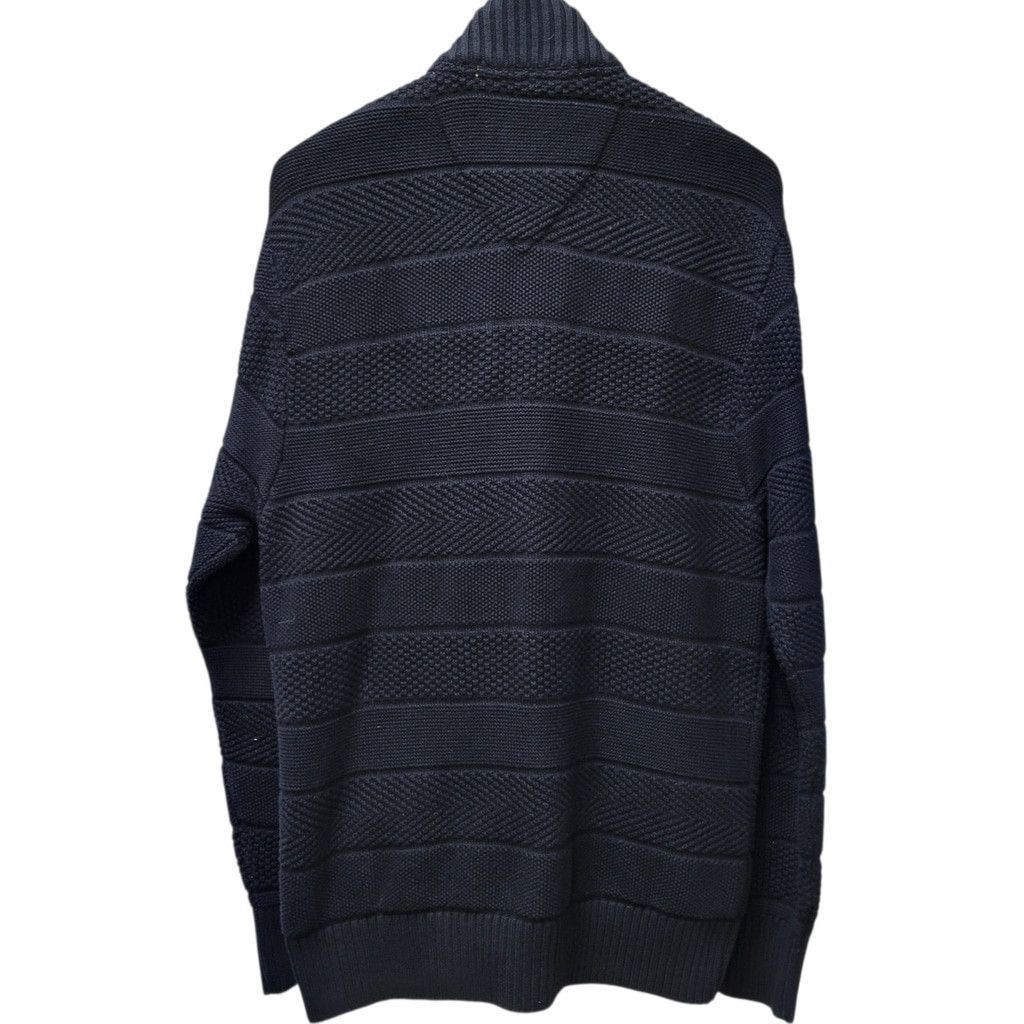 Vintage Vintage 1946 Men Navy Full-Zip Knit Washed & Beaten Cotton Size US M / EU 48-50 / 2 - 4 Thumbnail