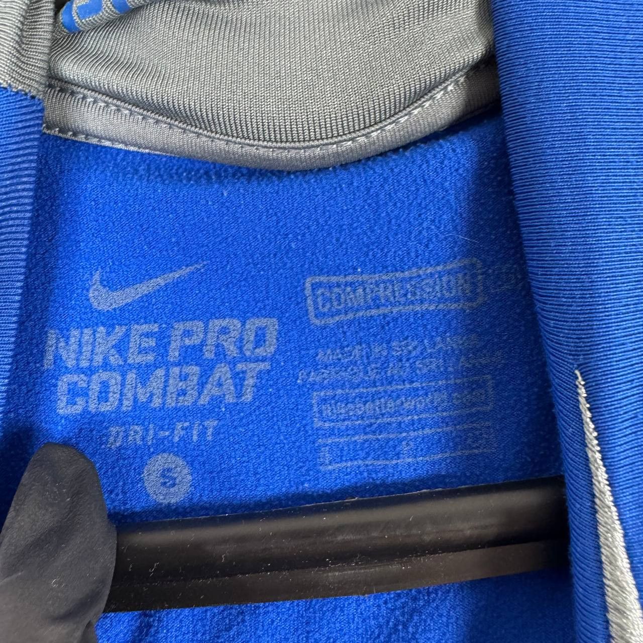 Nike Nike Pro Combat Long Sleeve Mock Neck 547825-495 Mens Size S Size US S / EU 44-46 / 1 - 4 Thumbnail