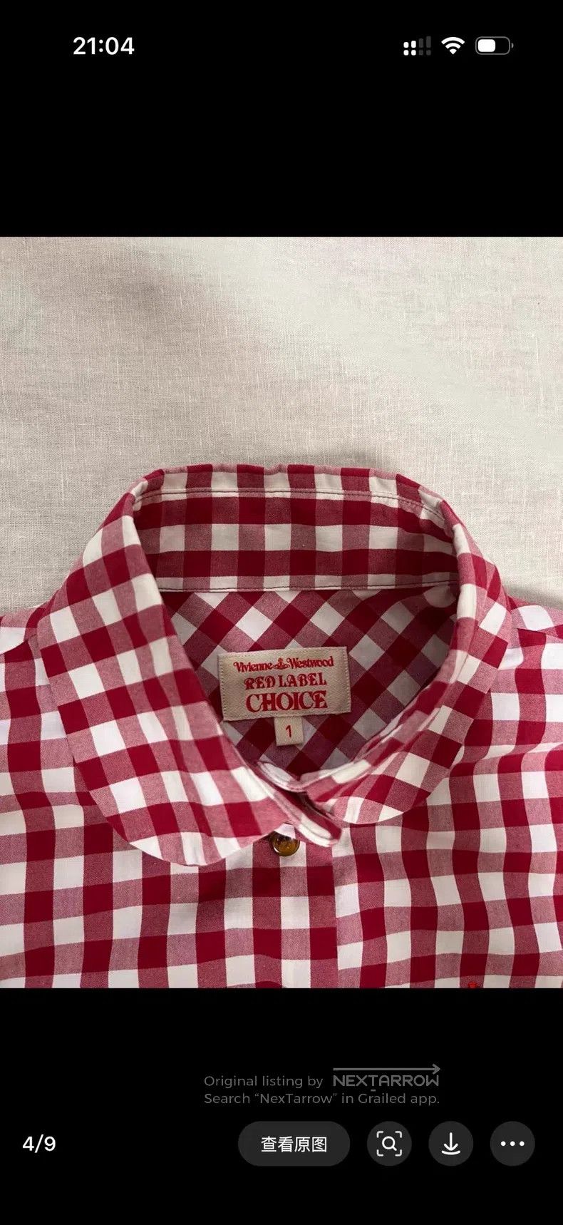 Vivienne Westwood Vivienne Westwood Red and white plaid Peter Pan collar sho Size S / US 4 / IT 40 - 3 Thumbnail