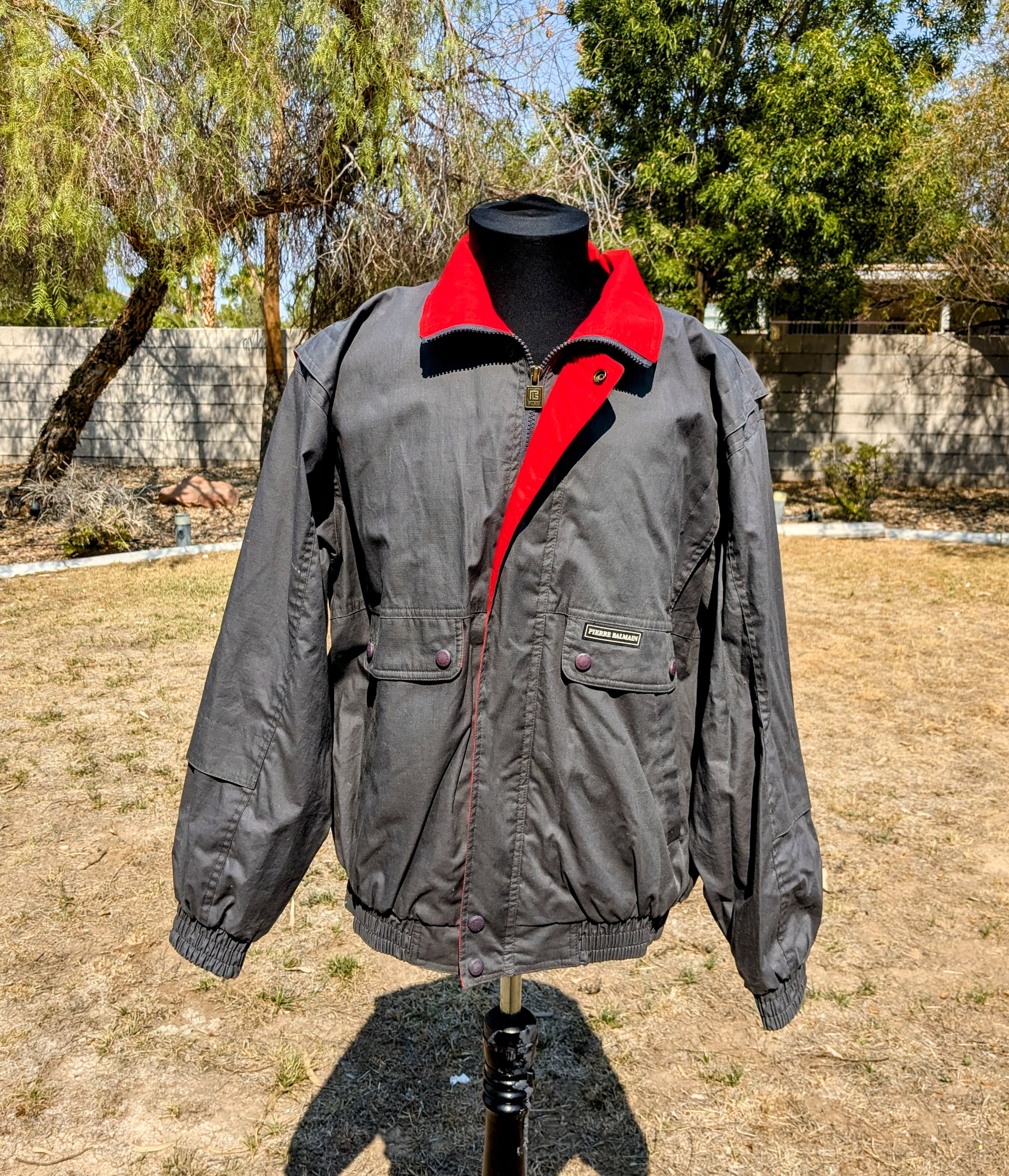 Pierre Balmain VTG 1990's Pierre Balmain Zip-Up Windbreaker Coat Jacket Size US M / EU 48-50 / 2 - 1 Thumbnail