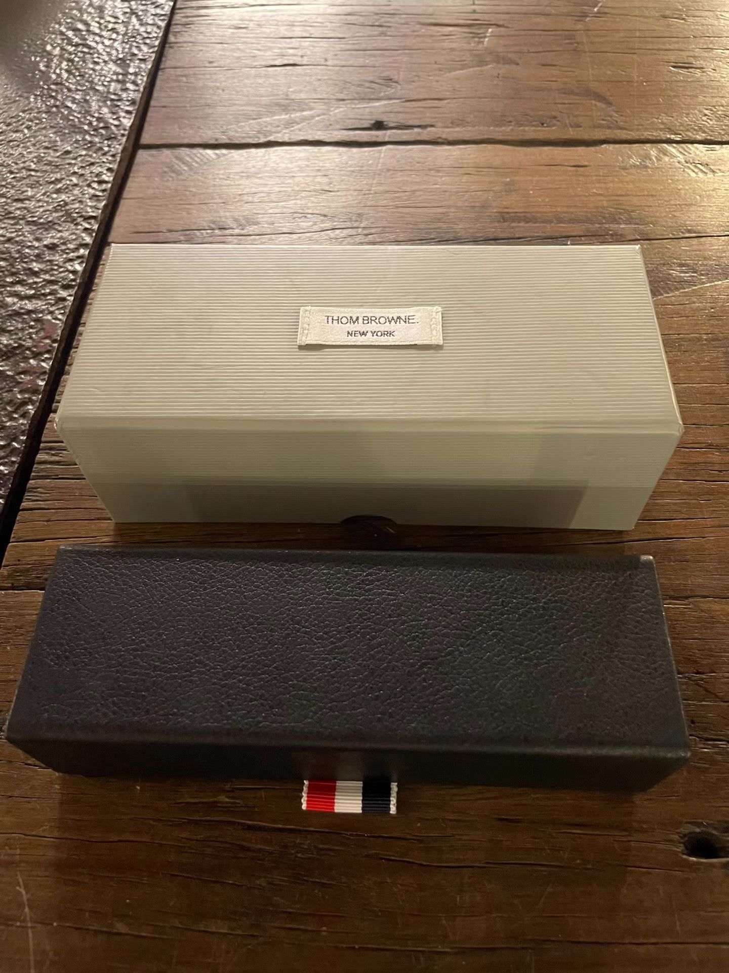 Thom Browne Thom Browne Matte black & gold plain glasses Ｑ25 Size ONE SIZE - 3 Thumbnail
