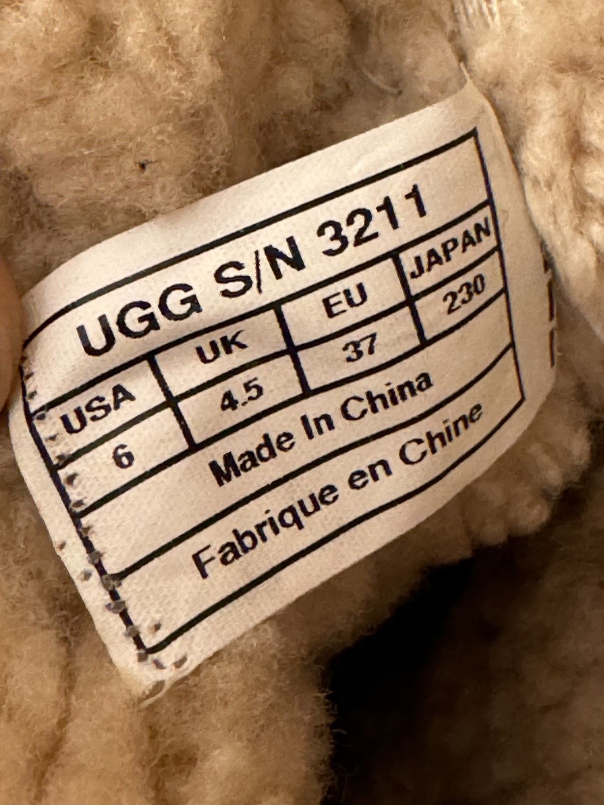 Ugg hologram sales