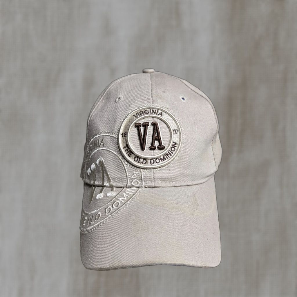 Vintage Old Dominion University Baseball Cap Hat | Adjustable | Beige | Men | One Size Size ONE SIZE - 1 Thumbnail