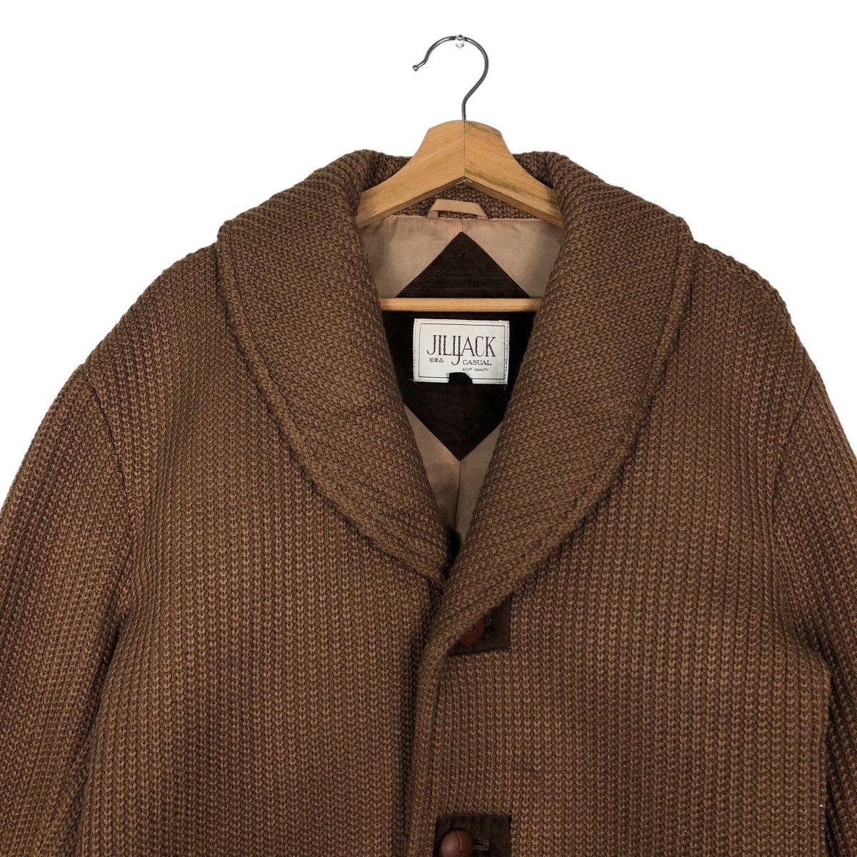 Japanese Brand Vintage Cardigan Jacket Double Collar JillJack Issey Miyake Size US L / EU 52-54 / 3 - 2 Thumbnail