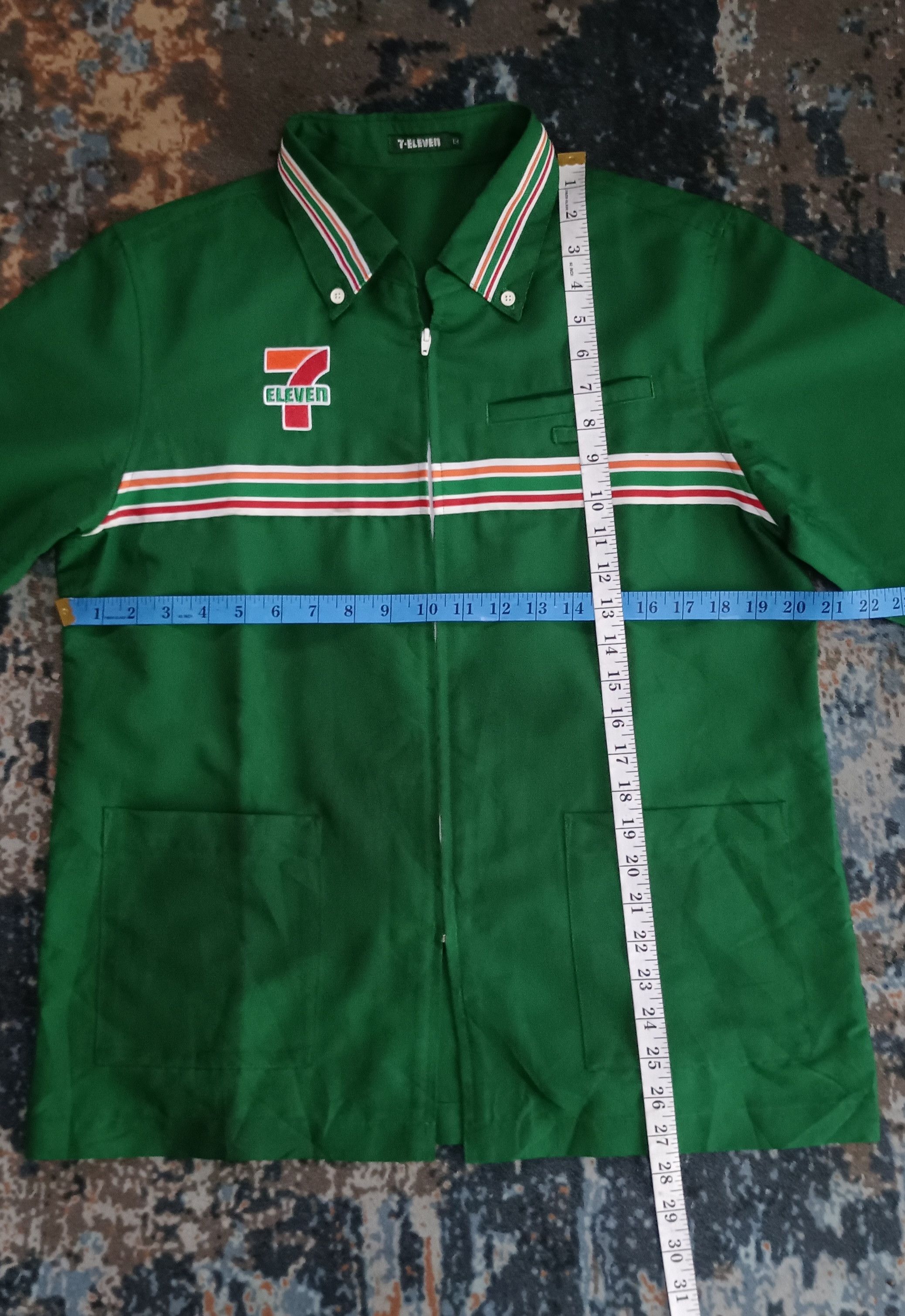 Japanese Brand × Vintage × uniform experiment Vintage🔥 7Eleven Long Sleeve Shirt Size US M / EU 48-50 / 2 - 12 Thumbnail
