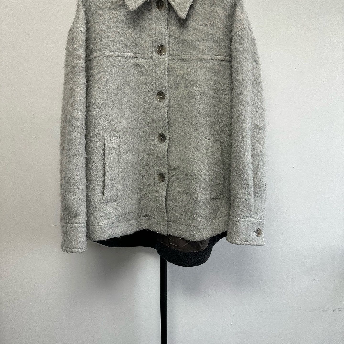 Acne Studios Acne Studios Grey Wool Blend Jacket Size XS Size US XS / EU 42 / 0 - 1 Thumbnail
