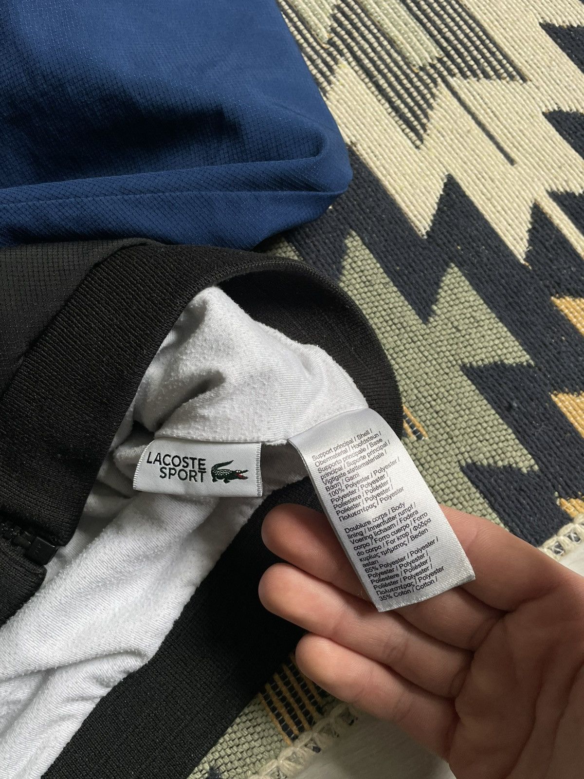 Lacoste Vintage Lacoste Sport Logo Nylon Track Bomber Size US S / EU 44-46 / 1 - 11 Thumbnail